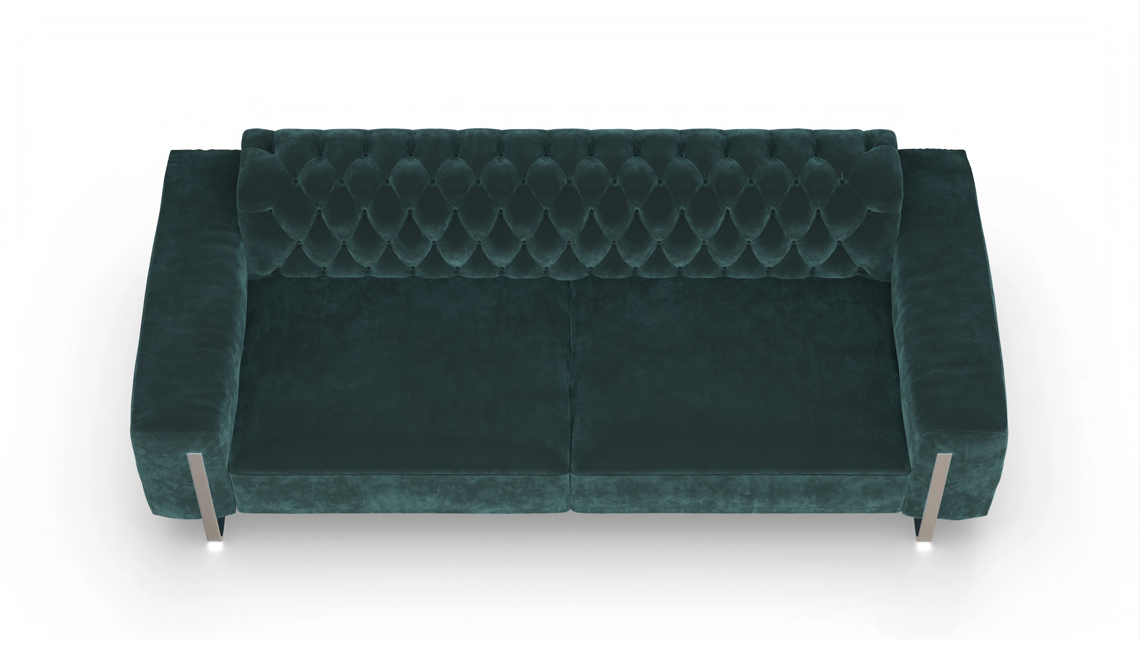 Ansicht des Produktes Nox 4-Sitzer in Samt grün