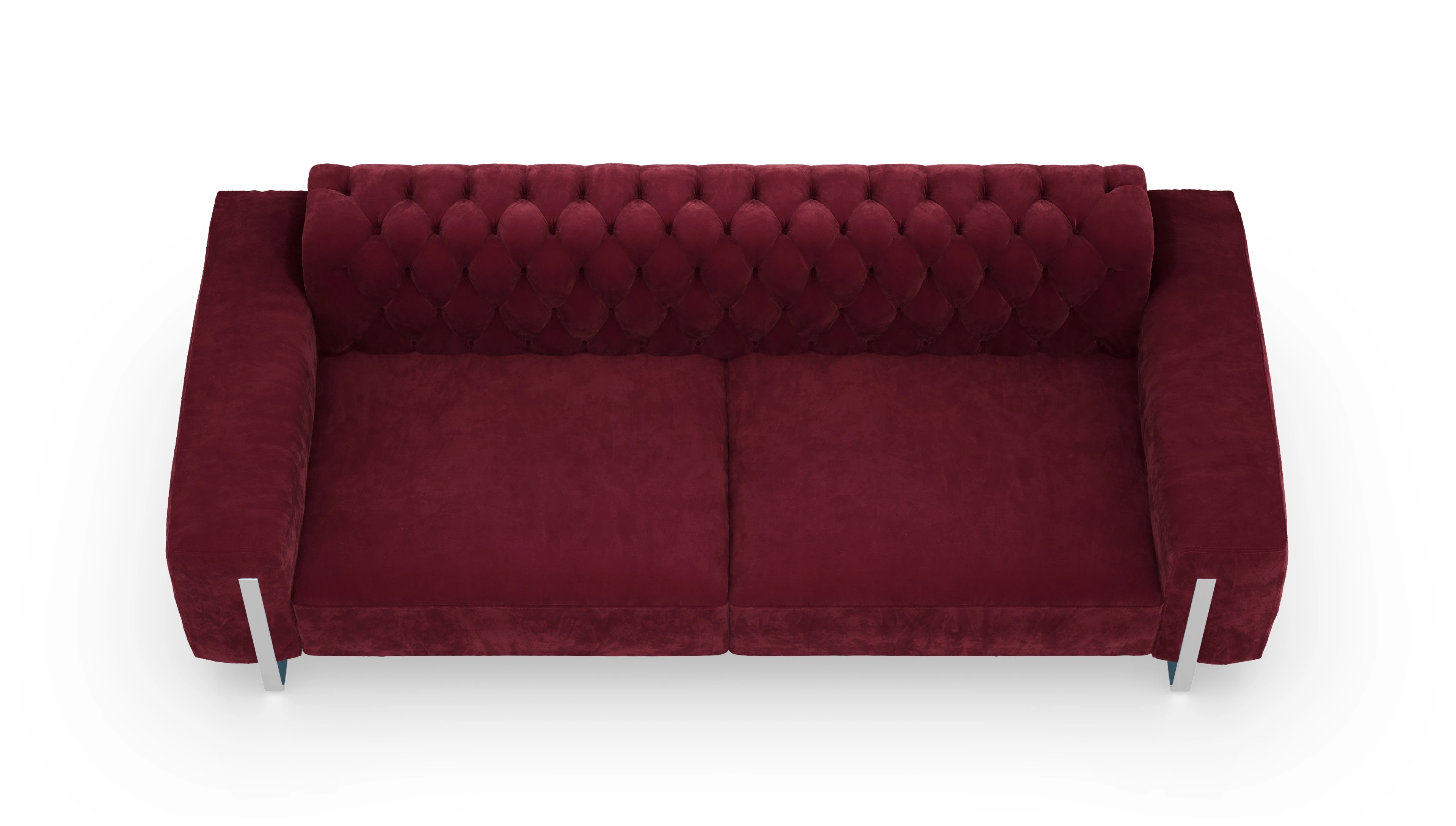 Ansicht des Produktes Nox 4-Sitzer in Samt rot