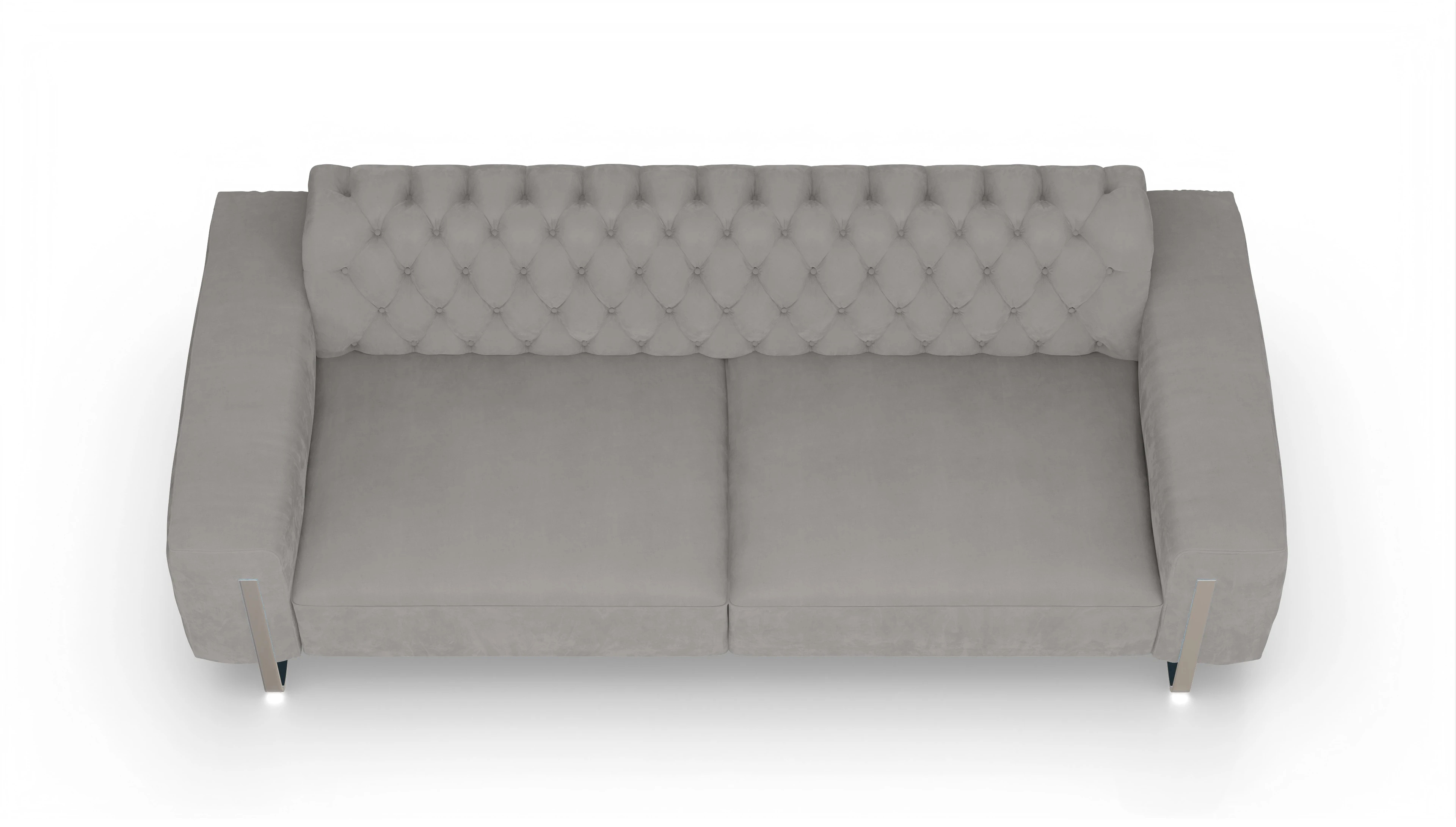 Ansicht des Produktes Nox 4-Sitzer in Samt grau