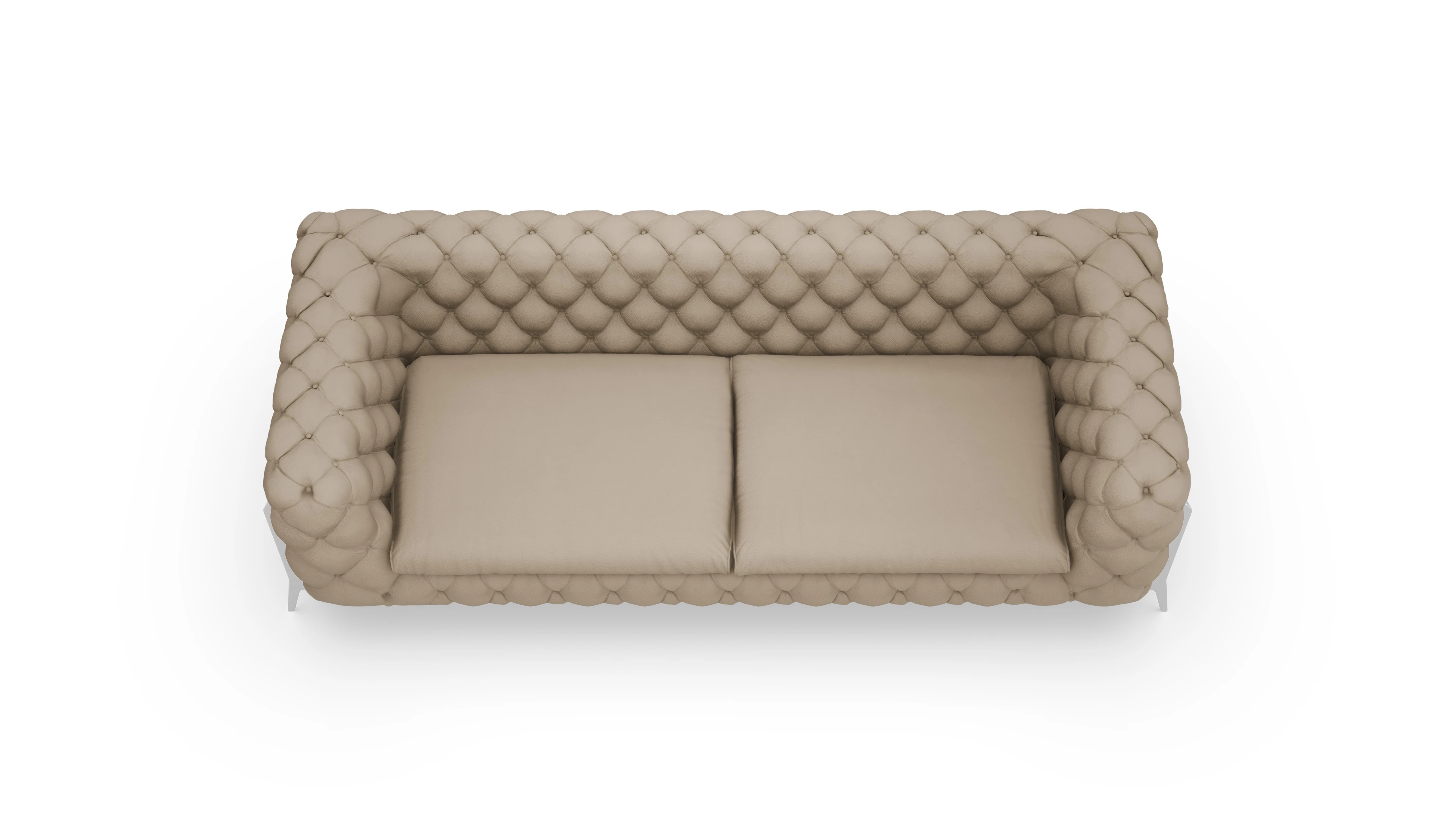 Ansicht des Produktes Juno 4-Sitzer in Leder beige