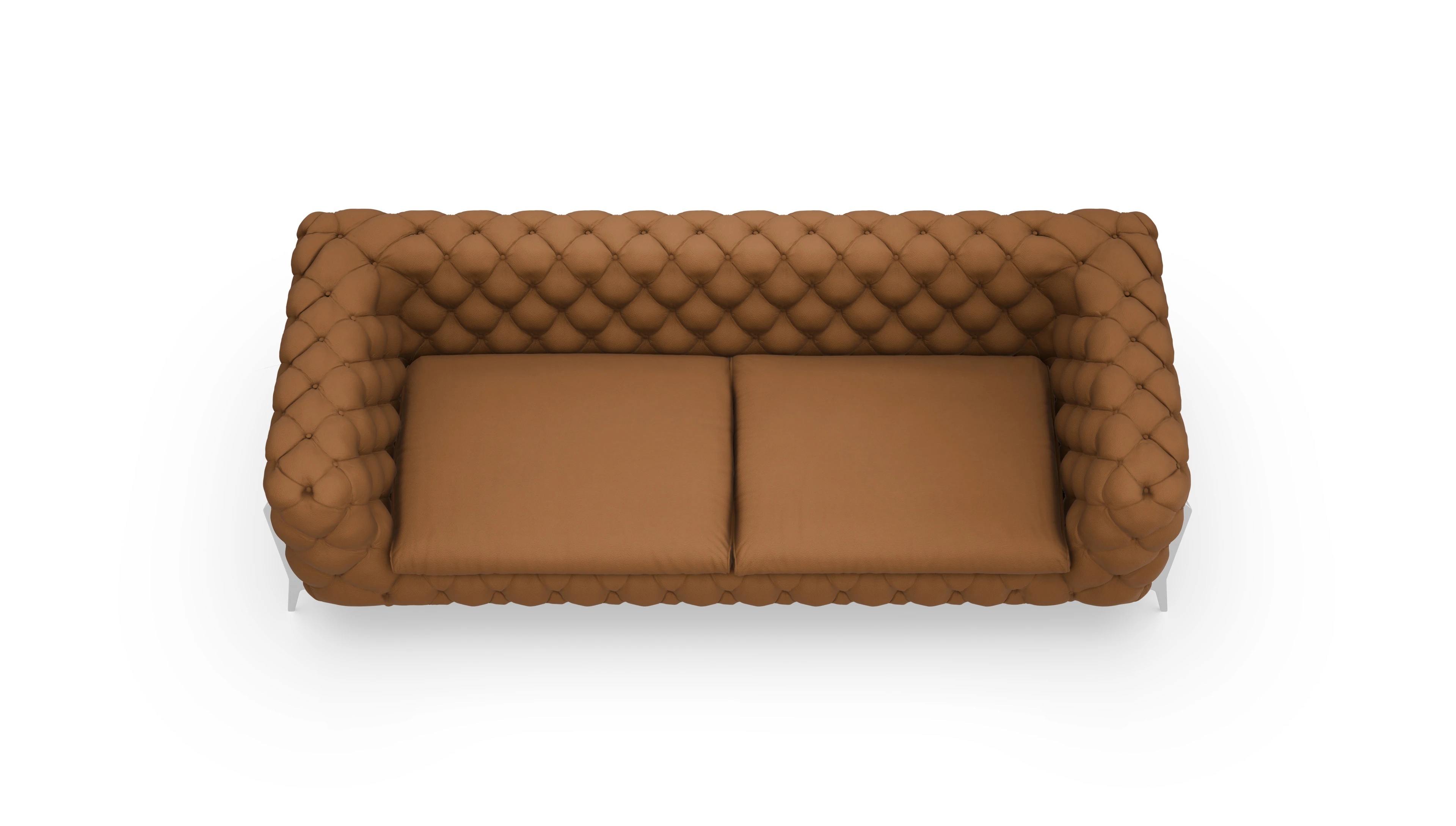 Ansicht des Produktes Juno 4-Sitzer in Leder cognac