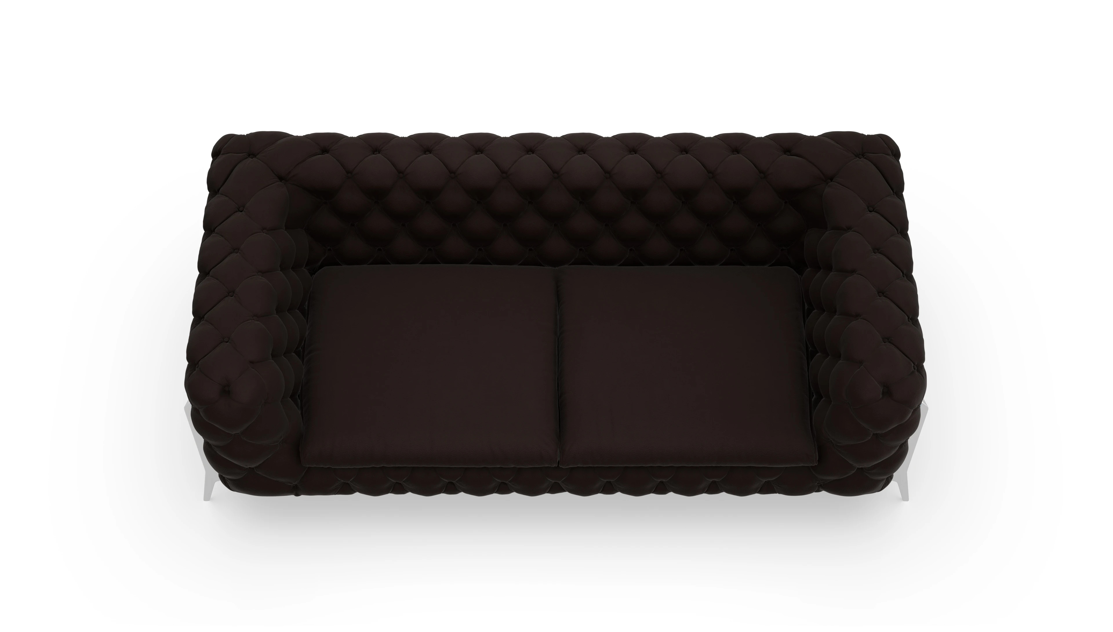 Ansicht des Produktes Juno 3-Sitzer in Leder braun