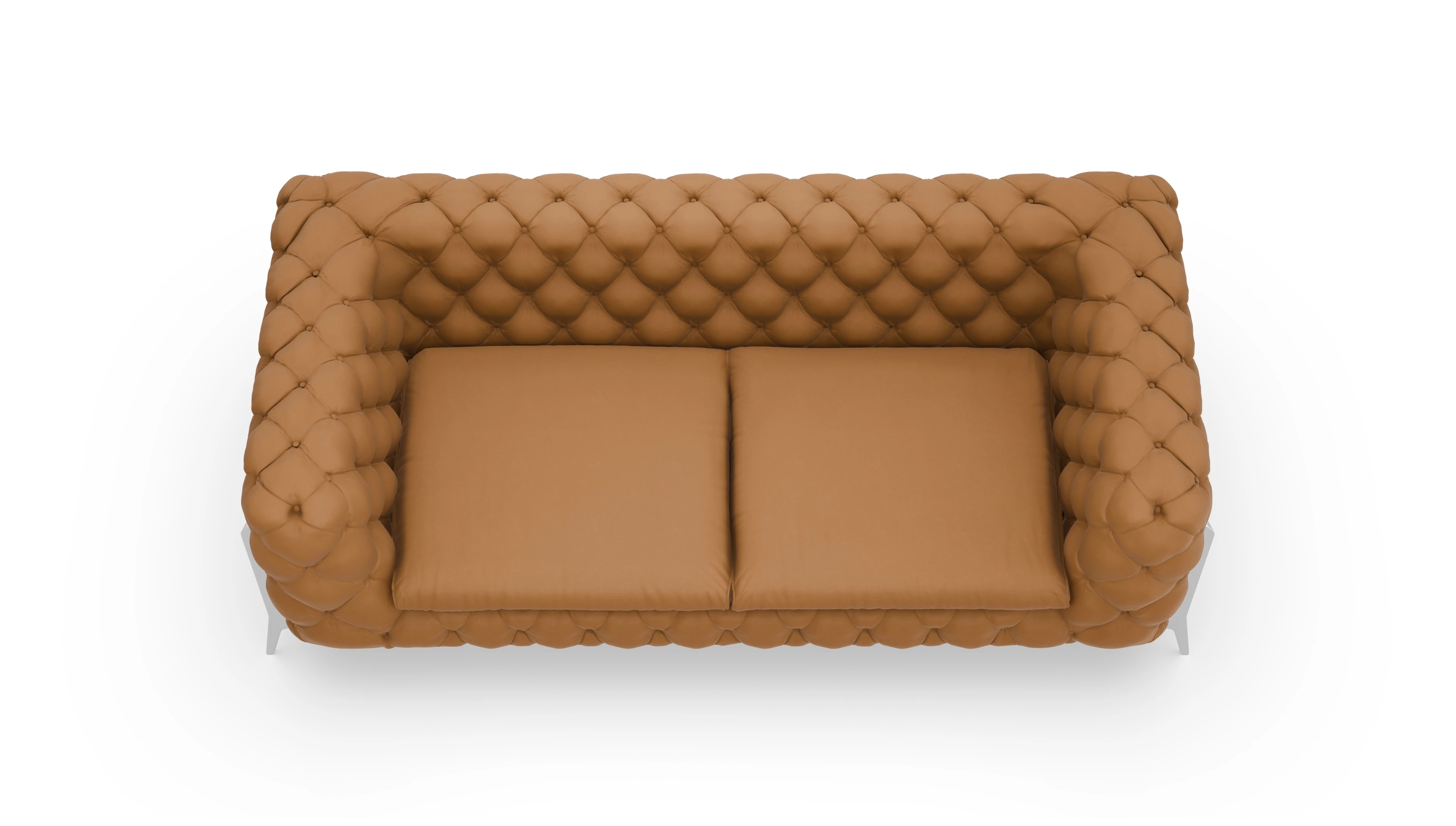 Ansicht des Produktes Juno 3-Sitzer in Leder cognac