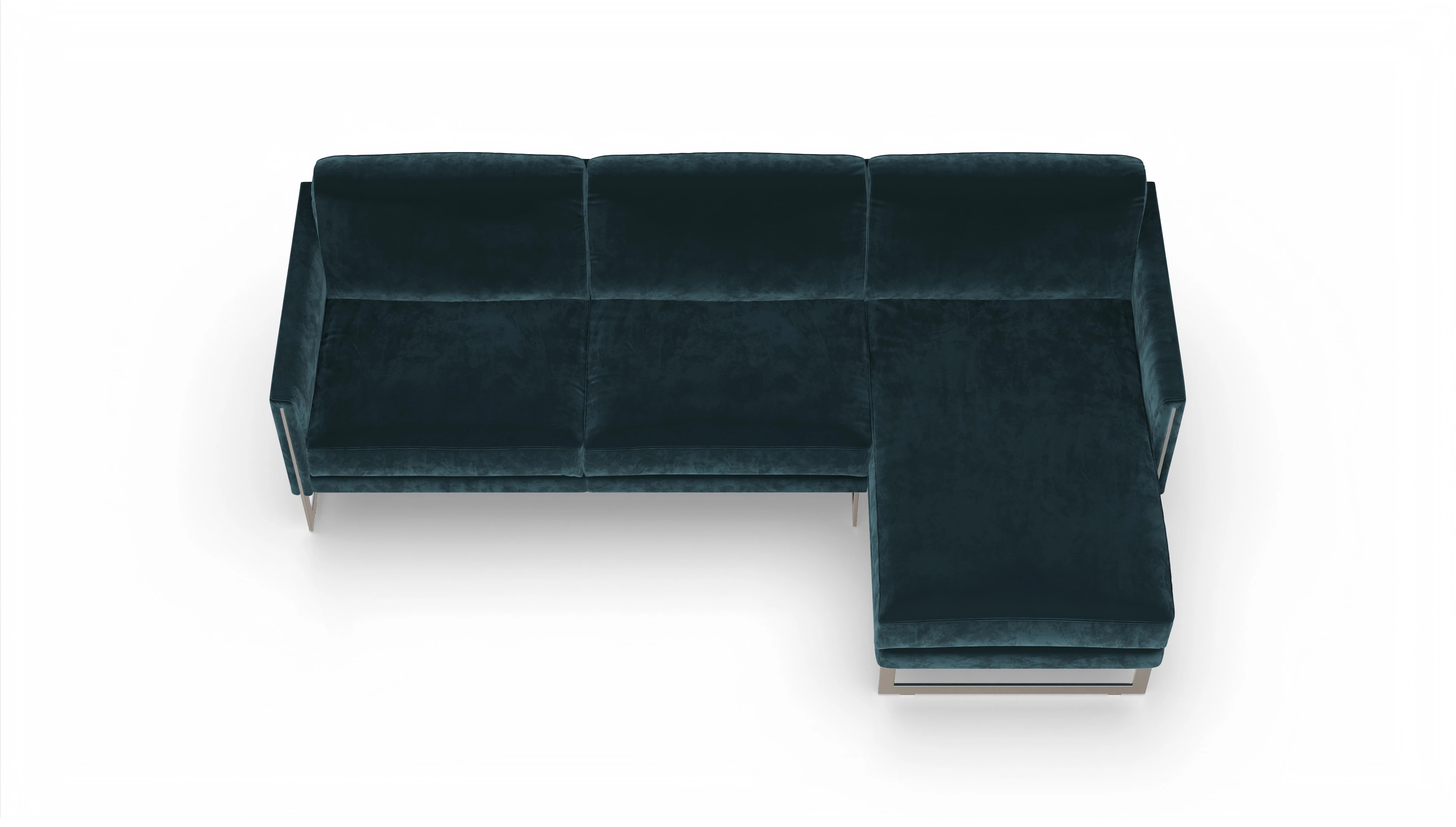 Ansicht des Produktes Nebbia in Samt blau