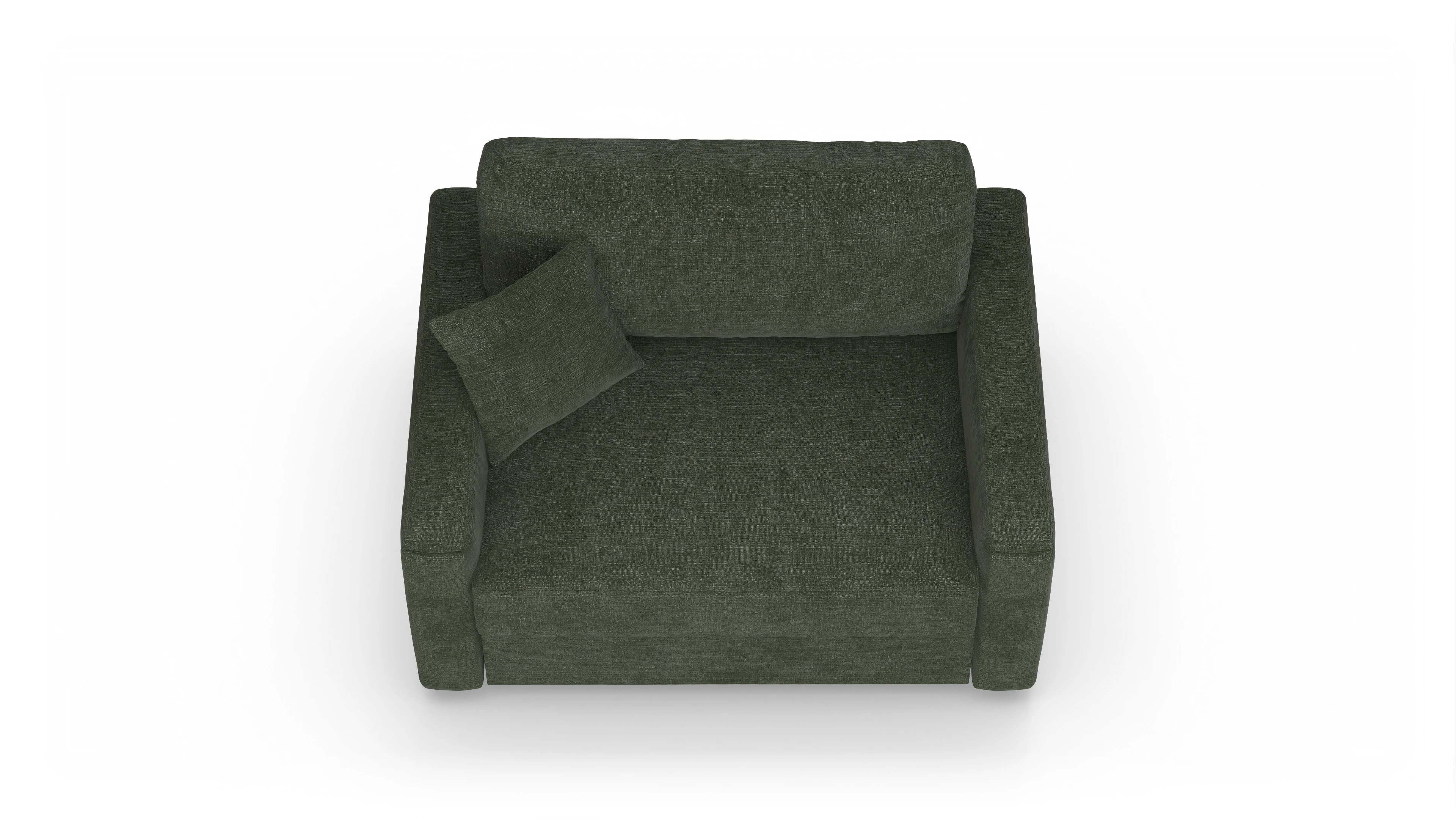 Ansicht des Produktes Christensen Sessel in Stoff grün