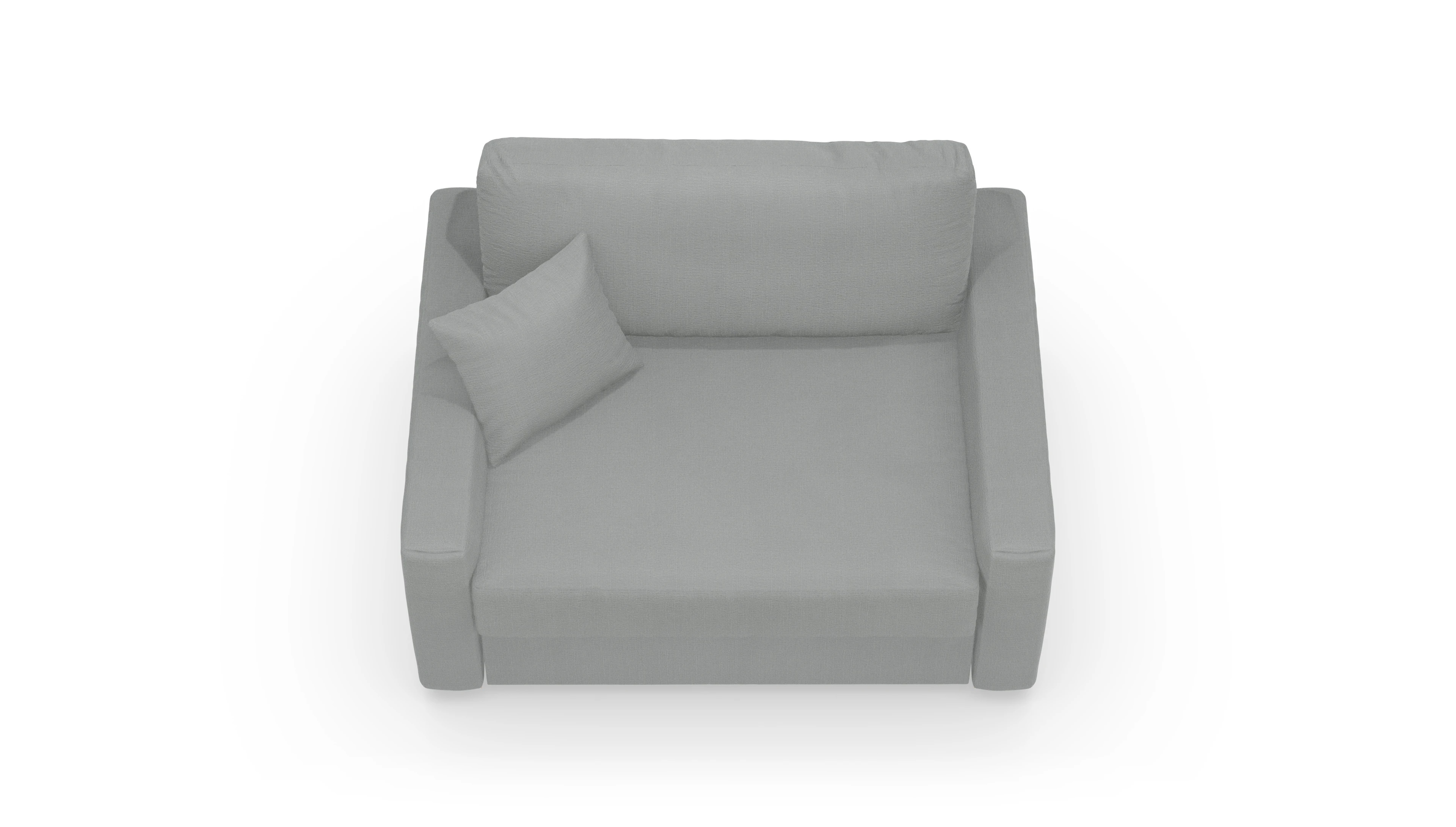 Schlafsessel Christensen Ansicht des Produktes Christensen Sessel in Stoff grau