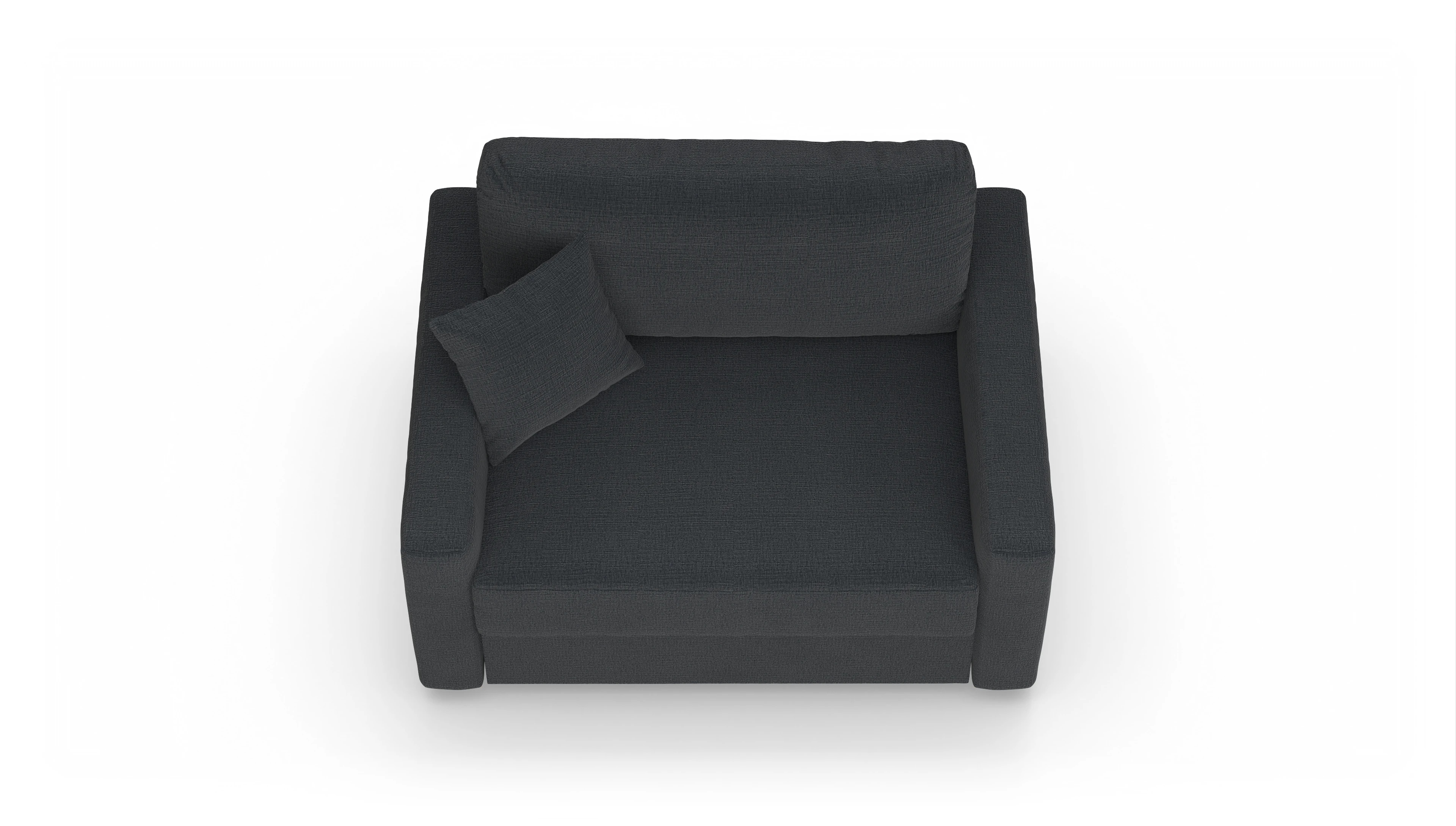 Ansicht des Produktes Christensen Sessel in Stoff blau