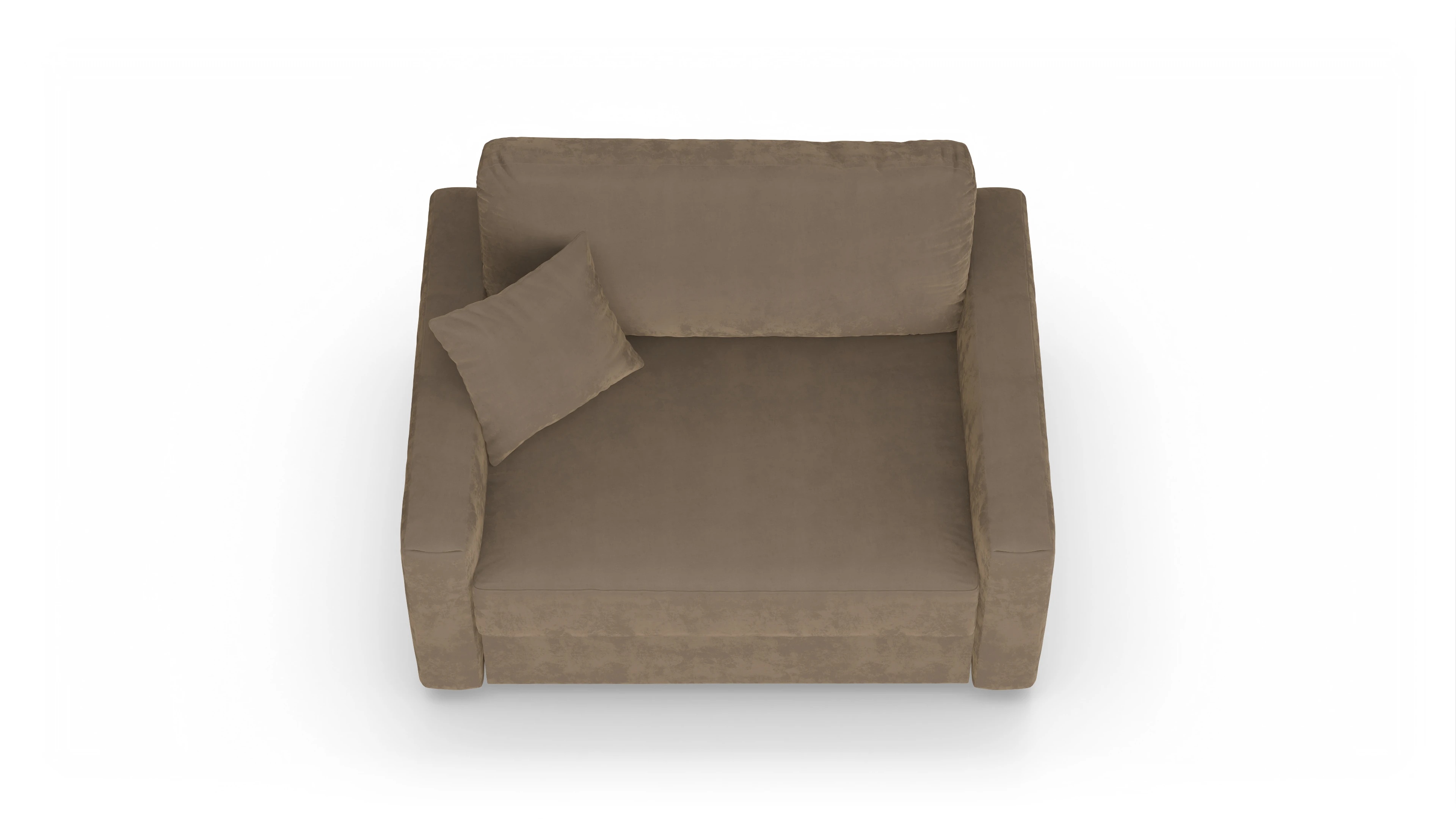 Ansicht des Produktes Christensen Sessel in Samt braun