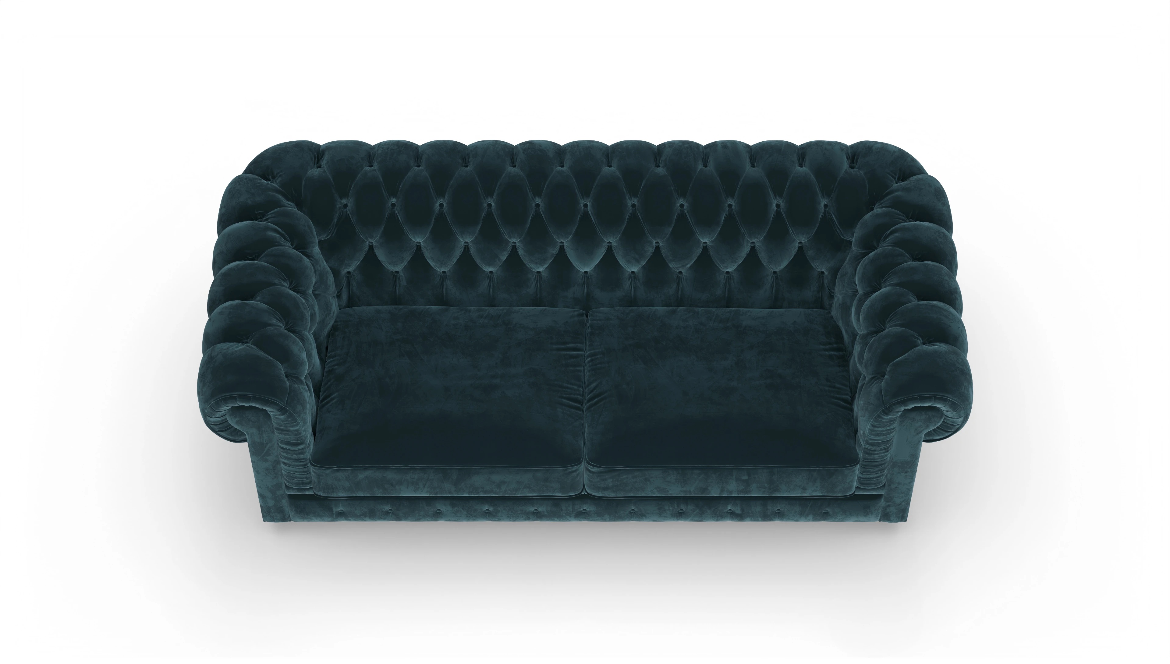 Ansicht des Produktes Chester1 2,5-Sitzer in Samt blau