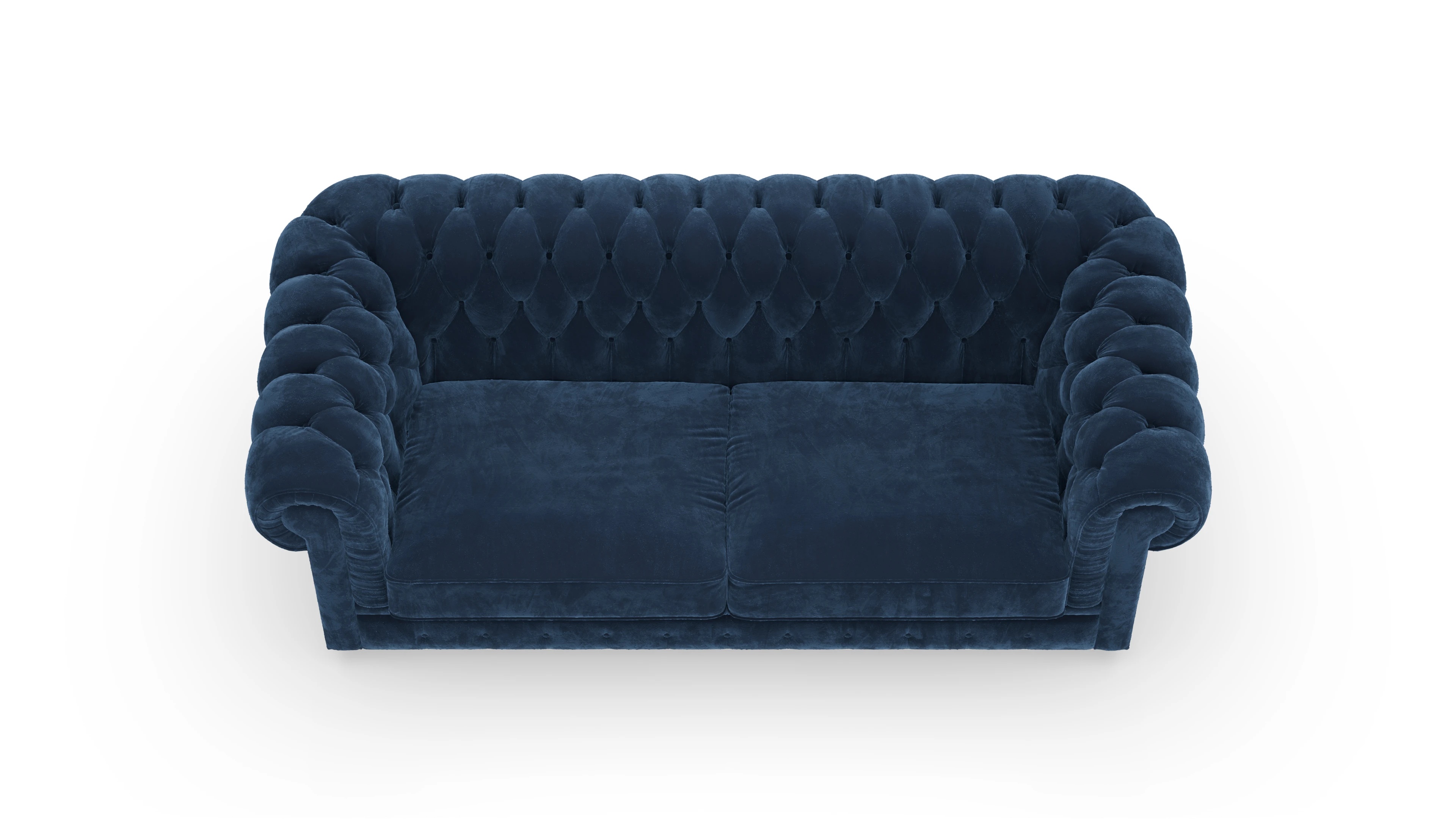 Ansicht des Produktes Chester1 2,5-Sitzer in Samt blau