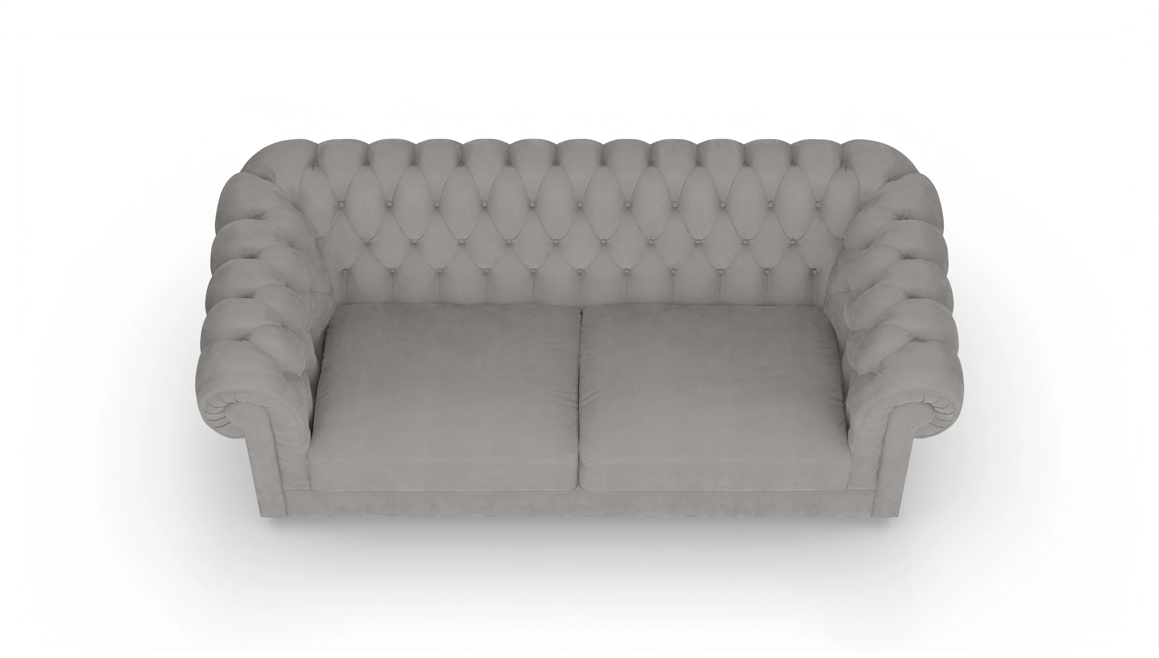 Ansicht des Produktes Chester1 2,5-Sitzer in Samt grau