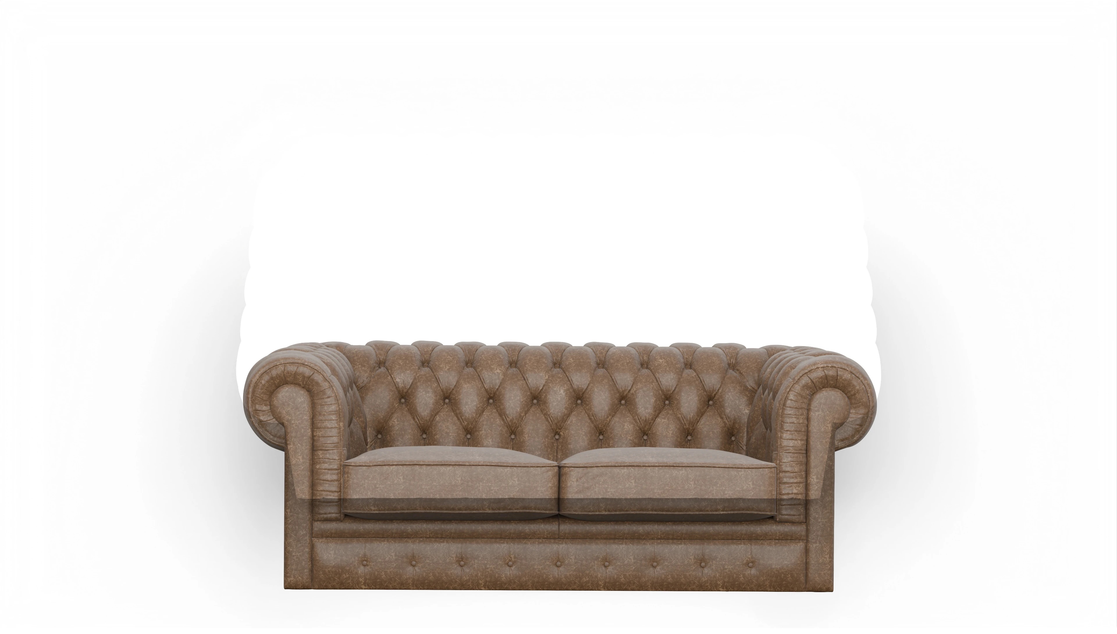 Ansicht des Produktes Chester1 2-Sitzer in Leder braun