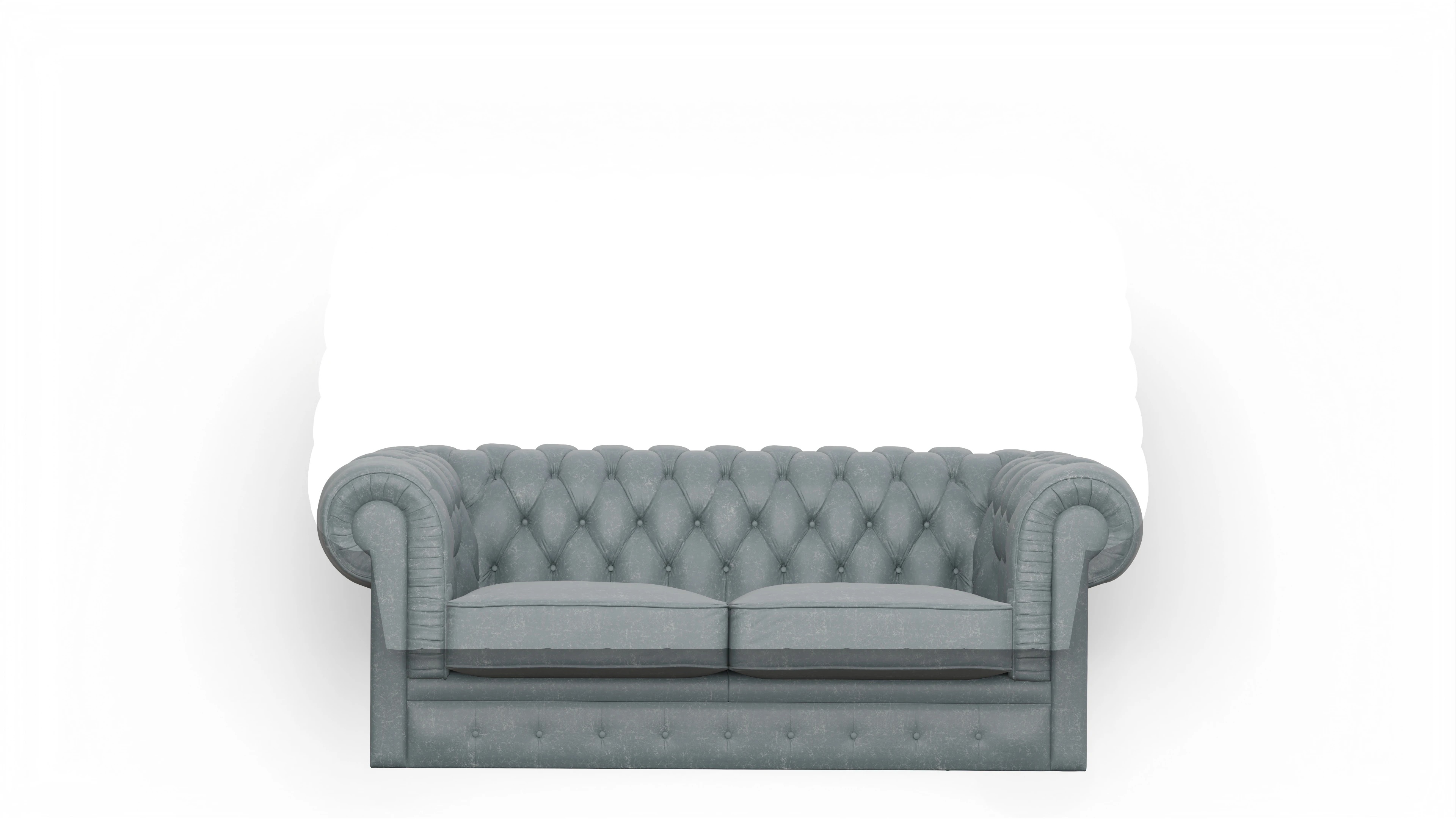 Ansicht des Produktes Chester1 2-Sitzer in Leder blau