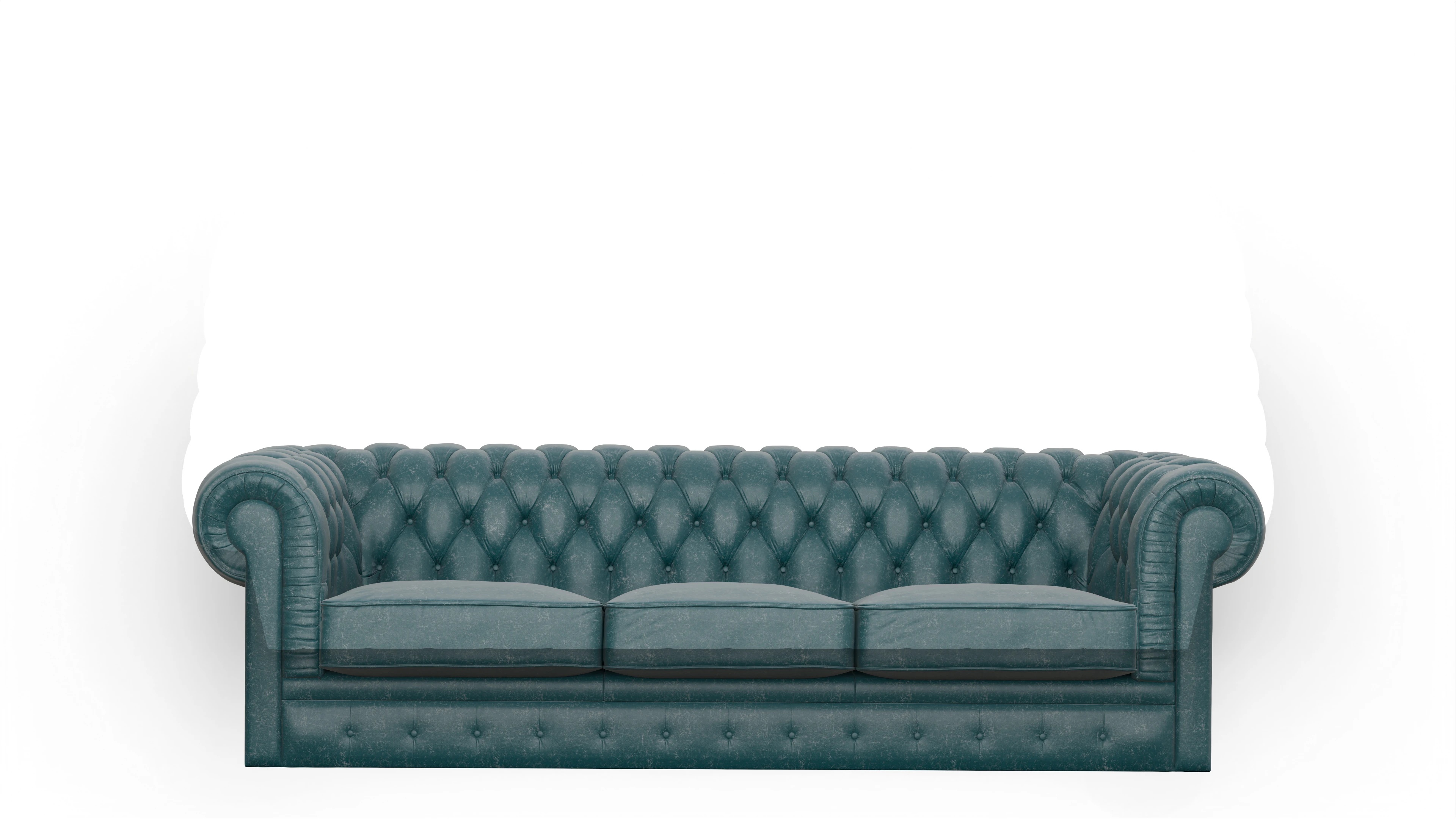 Ansicht des Produktes Chester1 3-Sitzer in Leder blau