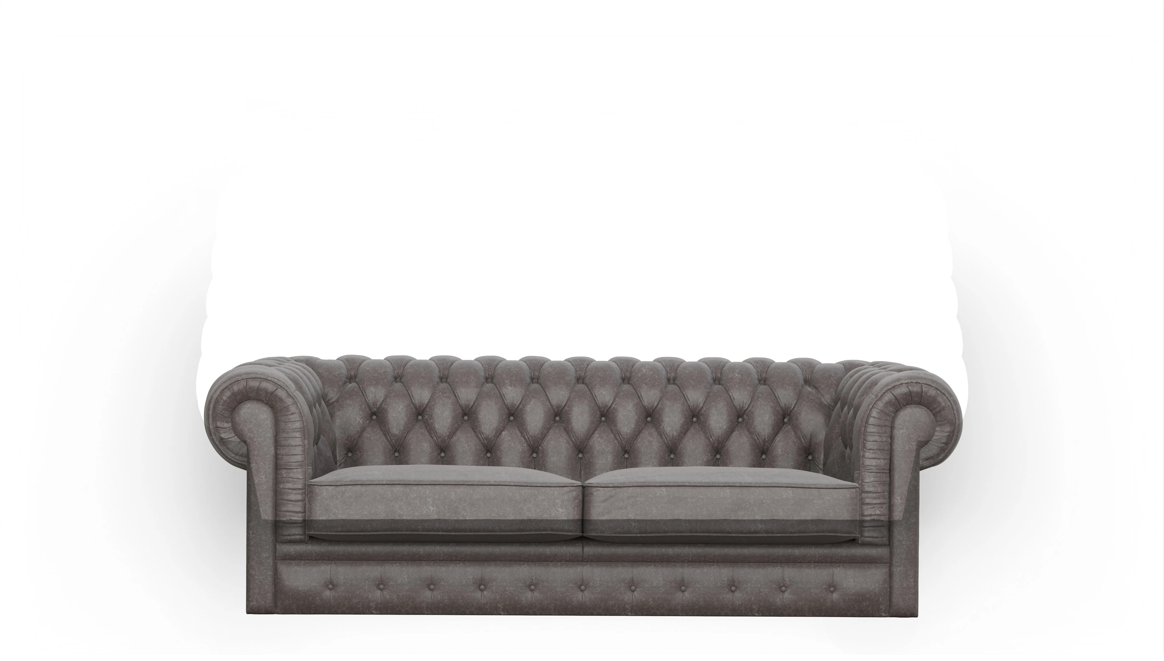 Ansicht des Produktes Chester1 2,5-Sitzer in Leder grau