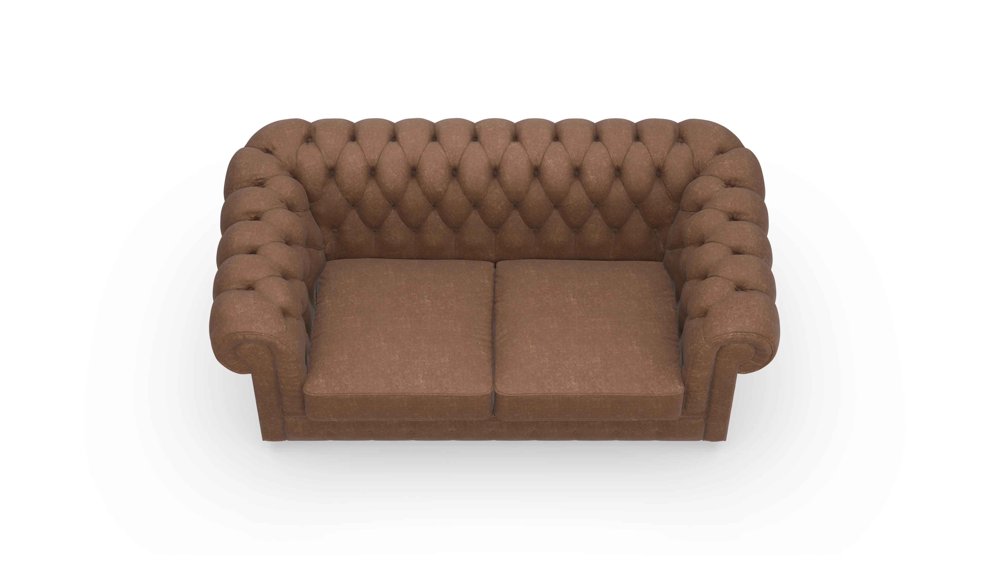 Ansicht des Produktes Chester1 2-Sitzer in Leder braun