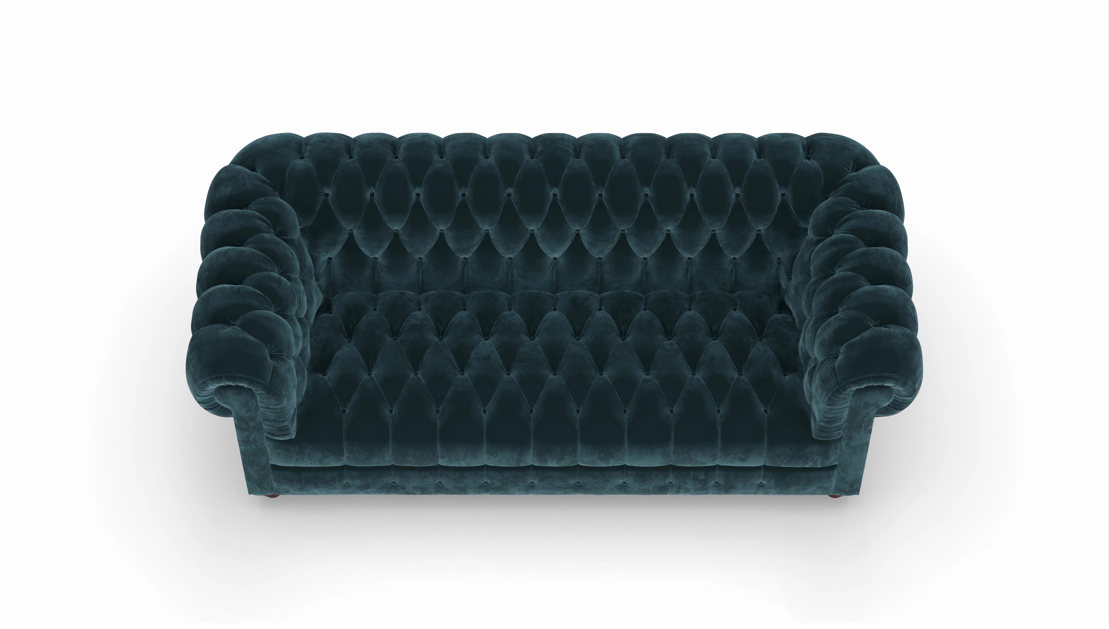 Ansicht des Produktes Chester2 2,5-Sitzer in Samt blau