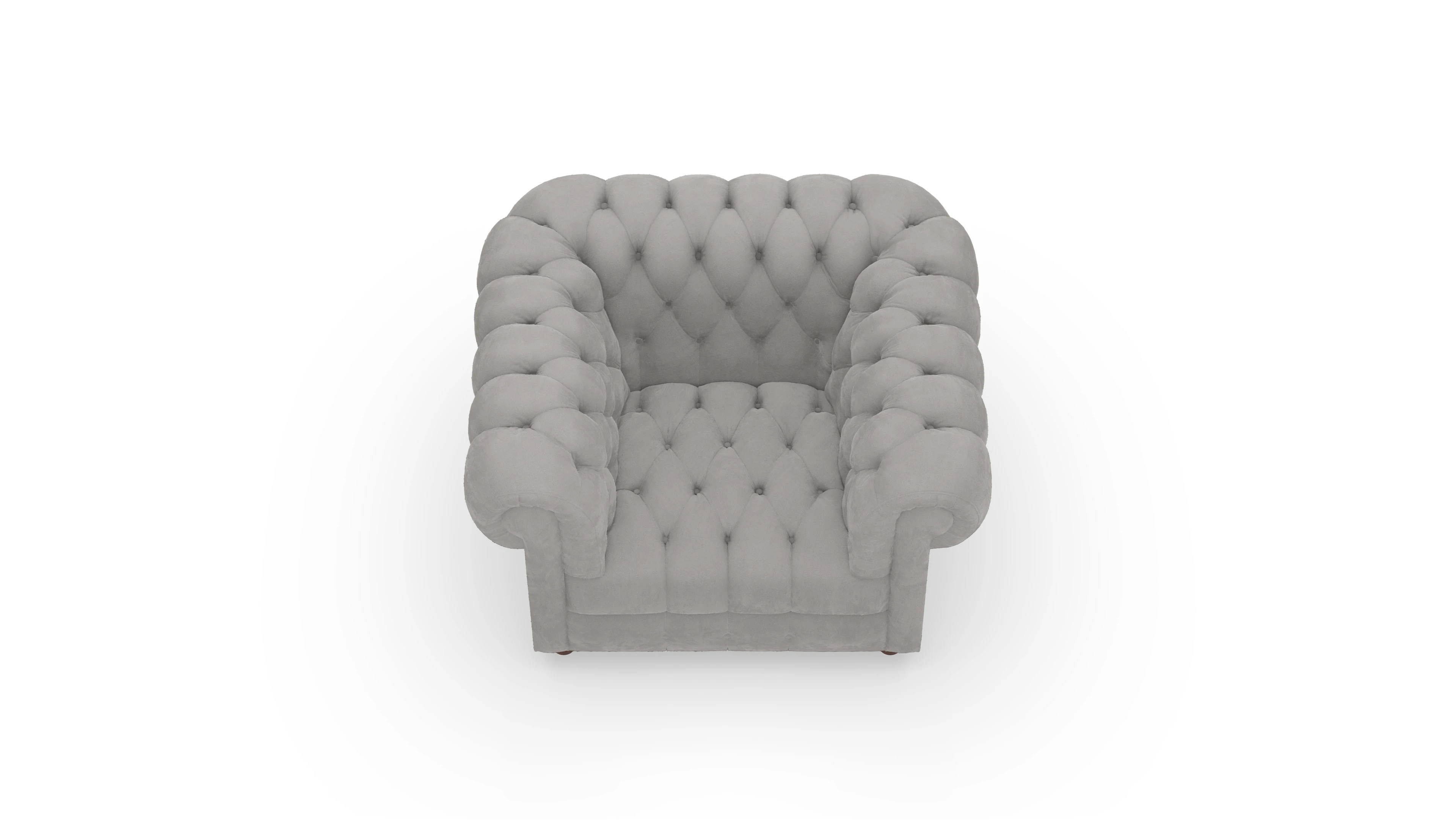 Ansicht des Produktes Chester2 Sessel in Samt grau