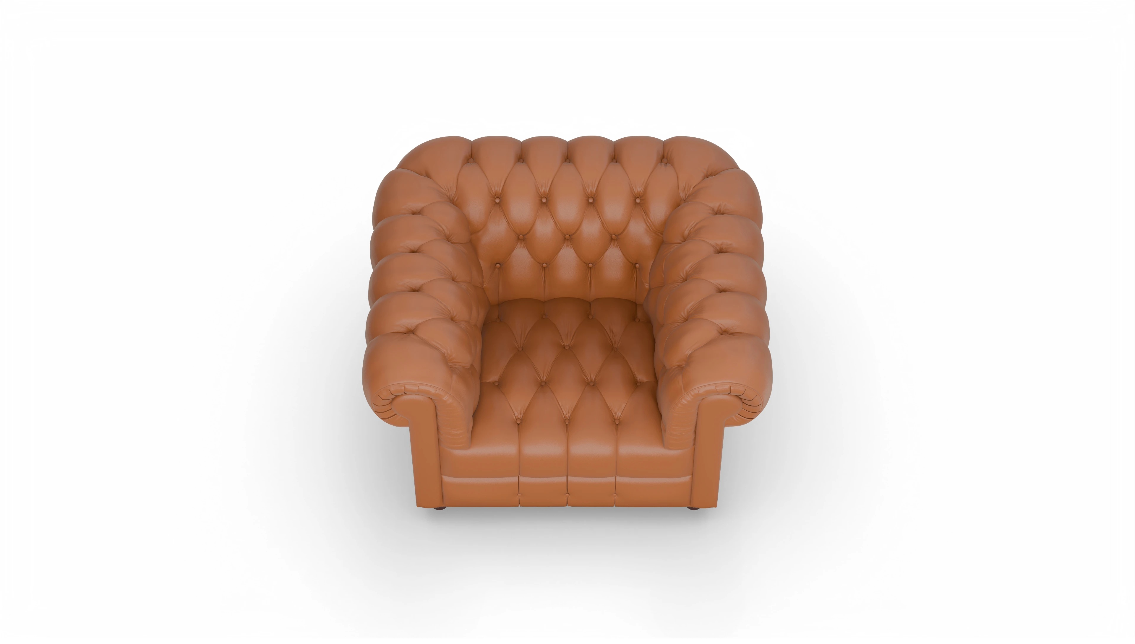 Ansicht des Produktes Chester2 Sessel in Leder rot