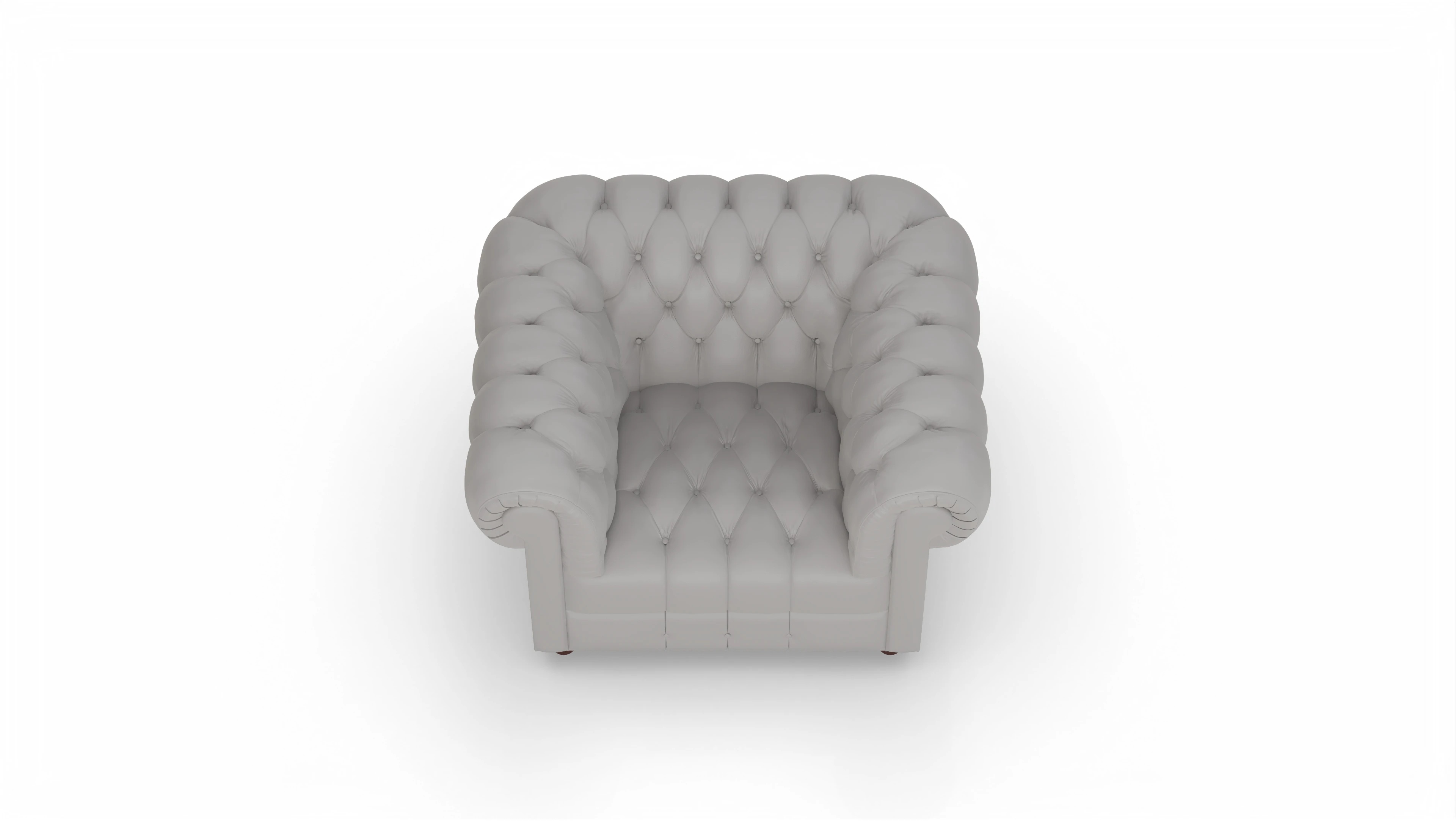 Ansicht des Produktes Chester2 Sessel in Leder blau