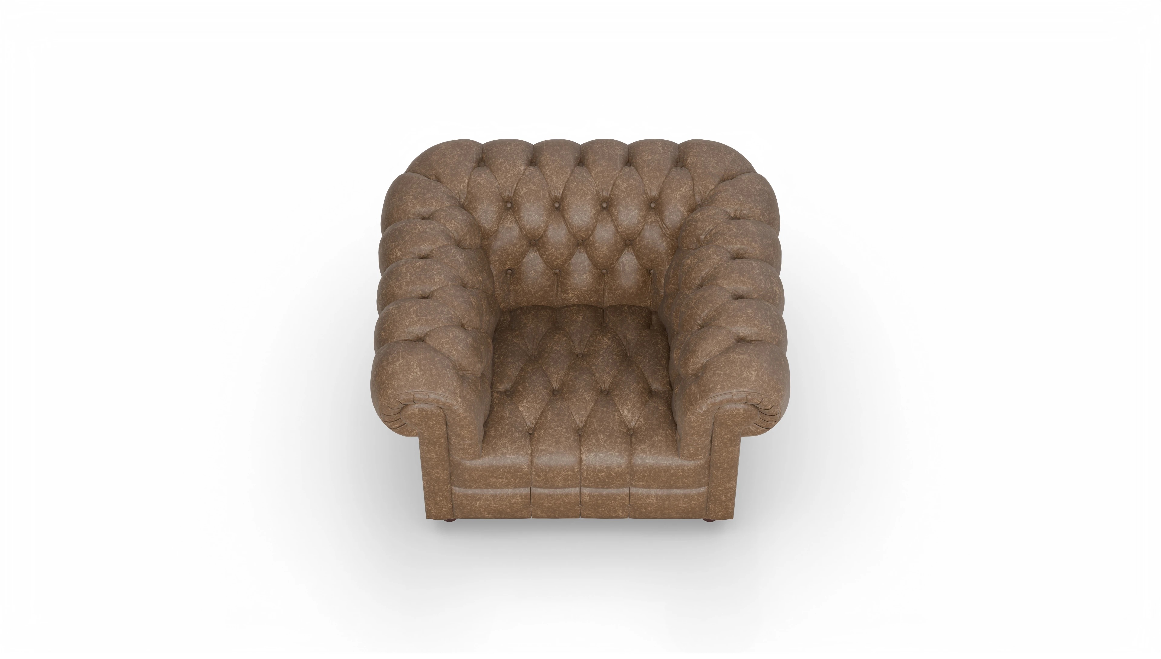 Ansicht des Produktes Chester2 Sessel in Leder braun