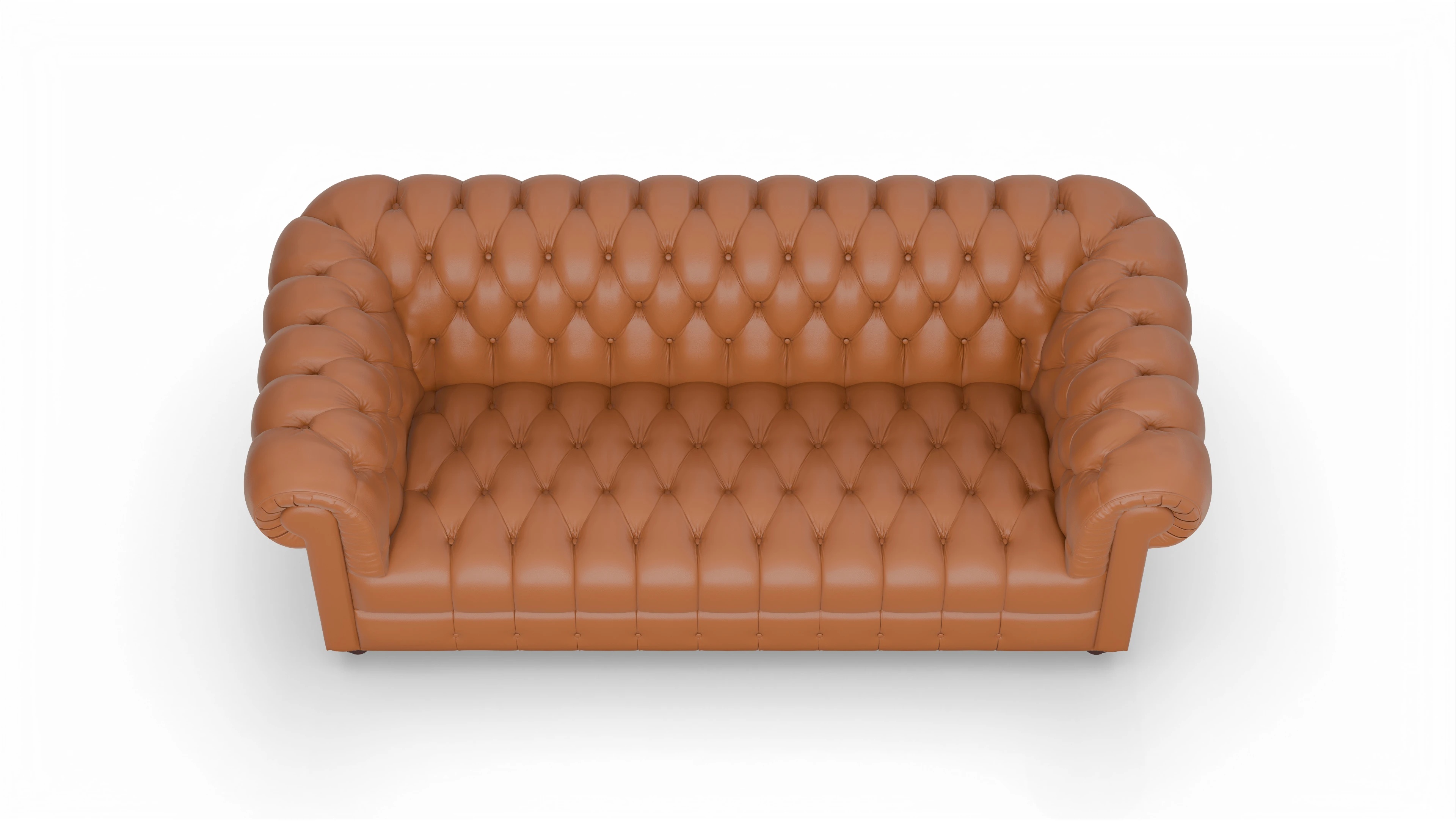 Ansicht des Produktes Chester2 2,5-Sitzer in Leder rot