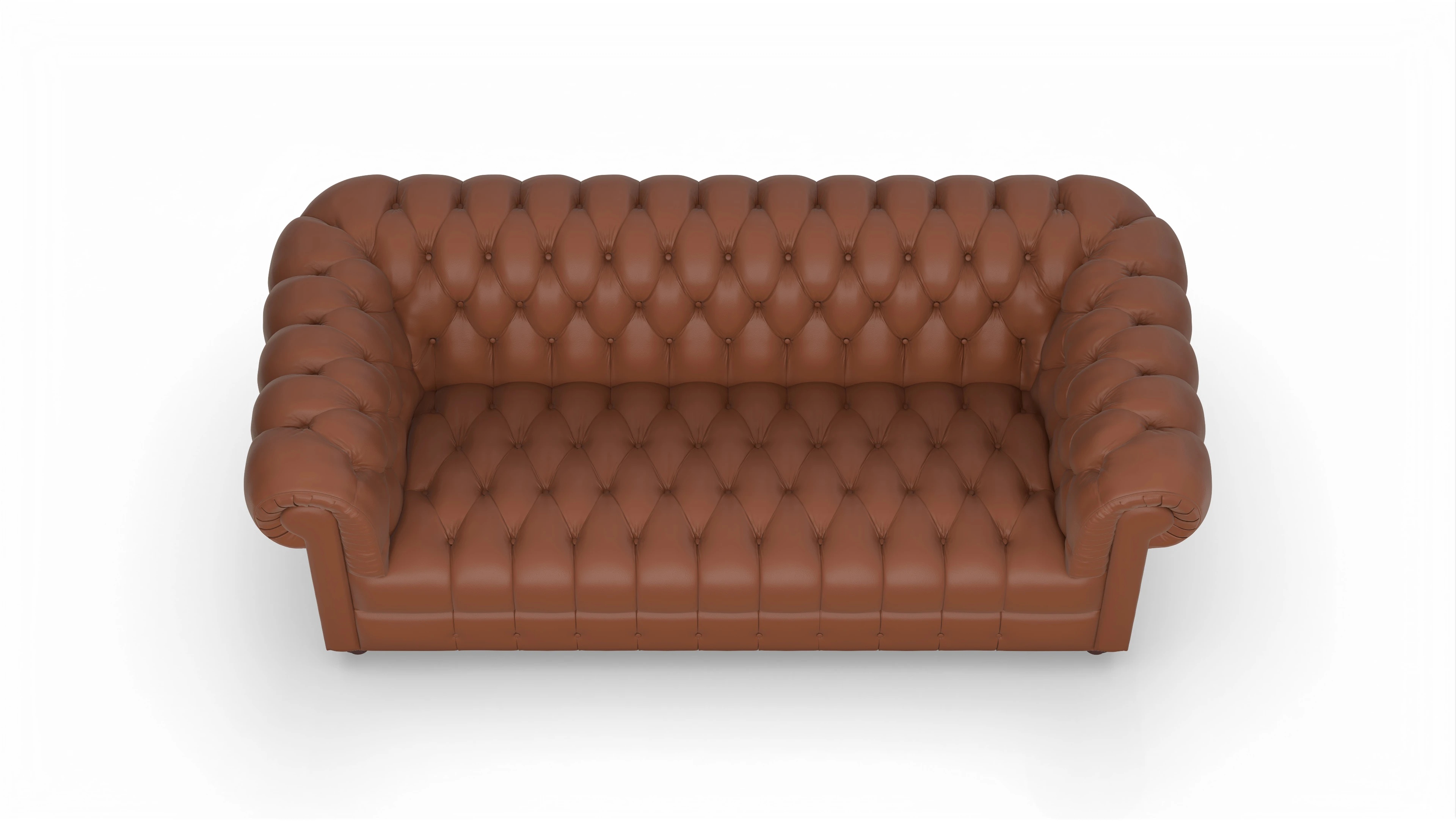 Ansicht des Produktes Chester2 2,5-Sitzer in Leder braun