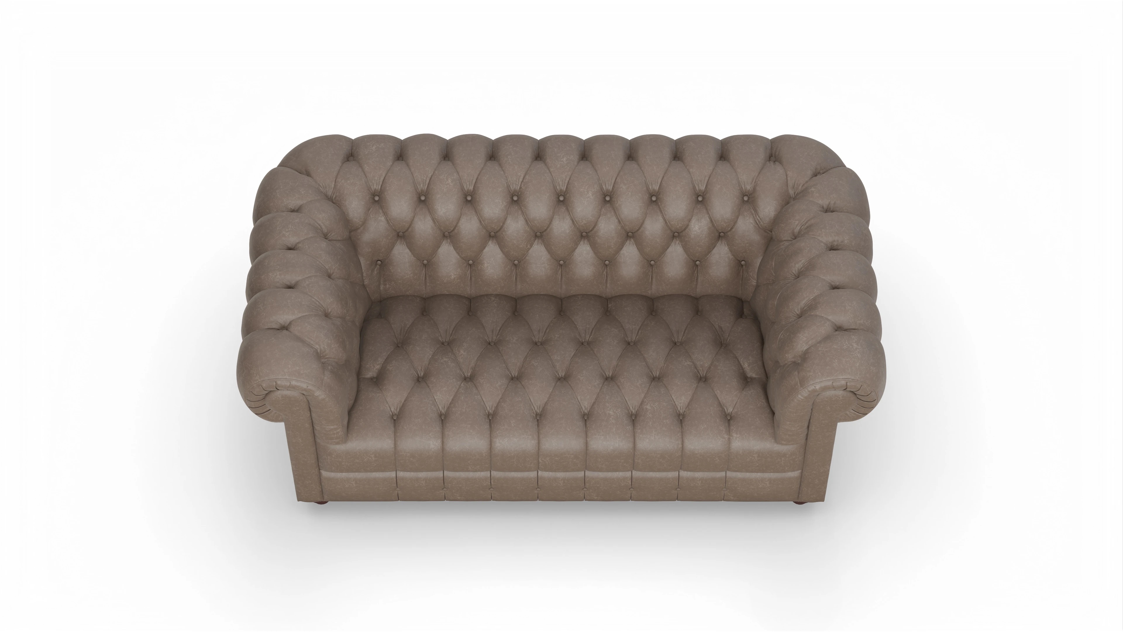 Ansicht des Produktes Chester2 2-Sitzer in Leder beige