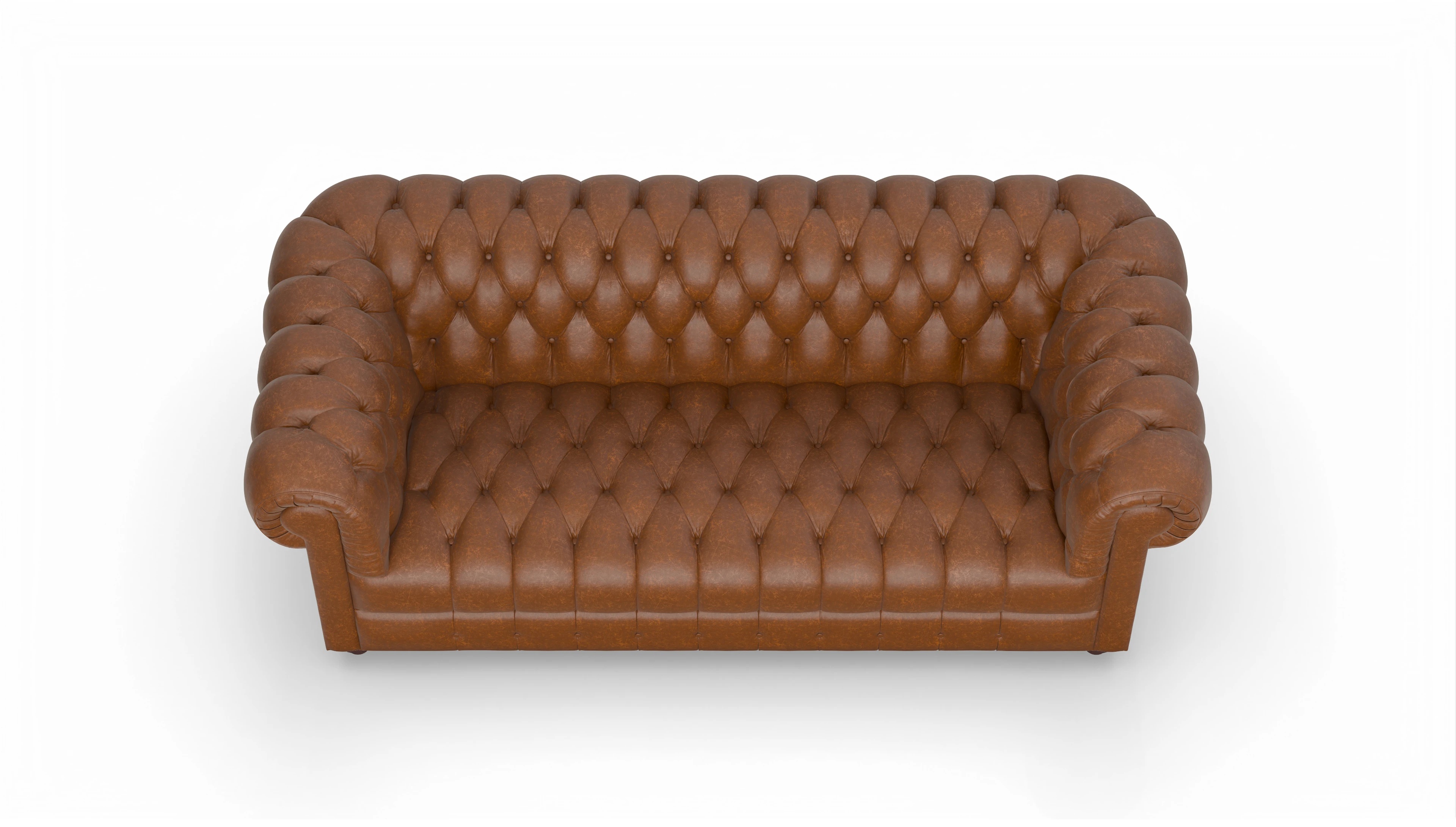 Ansicht des Produktes Chester2 2,5-Sitzer in Leder cognac