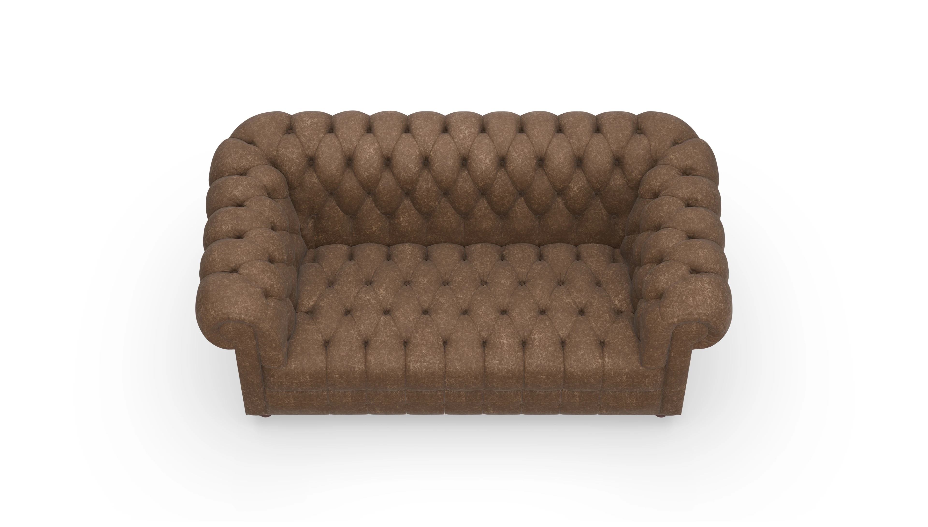 Ansicht des Produktes Chester2 2-Sitzer in Leder braun