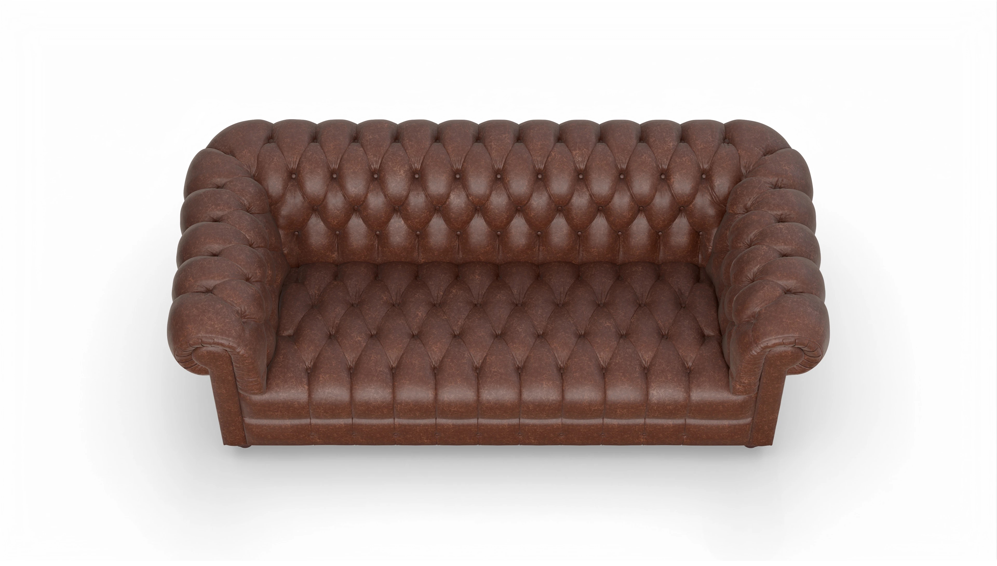 Ansicht des Produktes Chester2 2,5-Sitzer in Leder braun