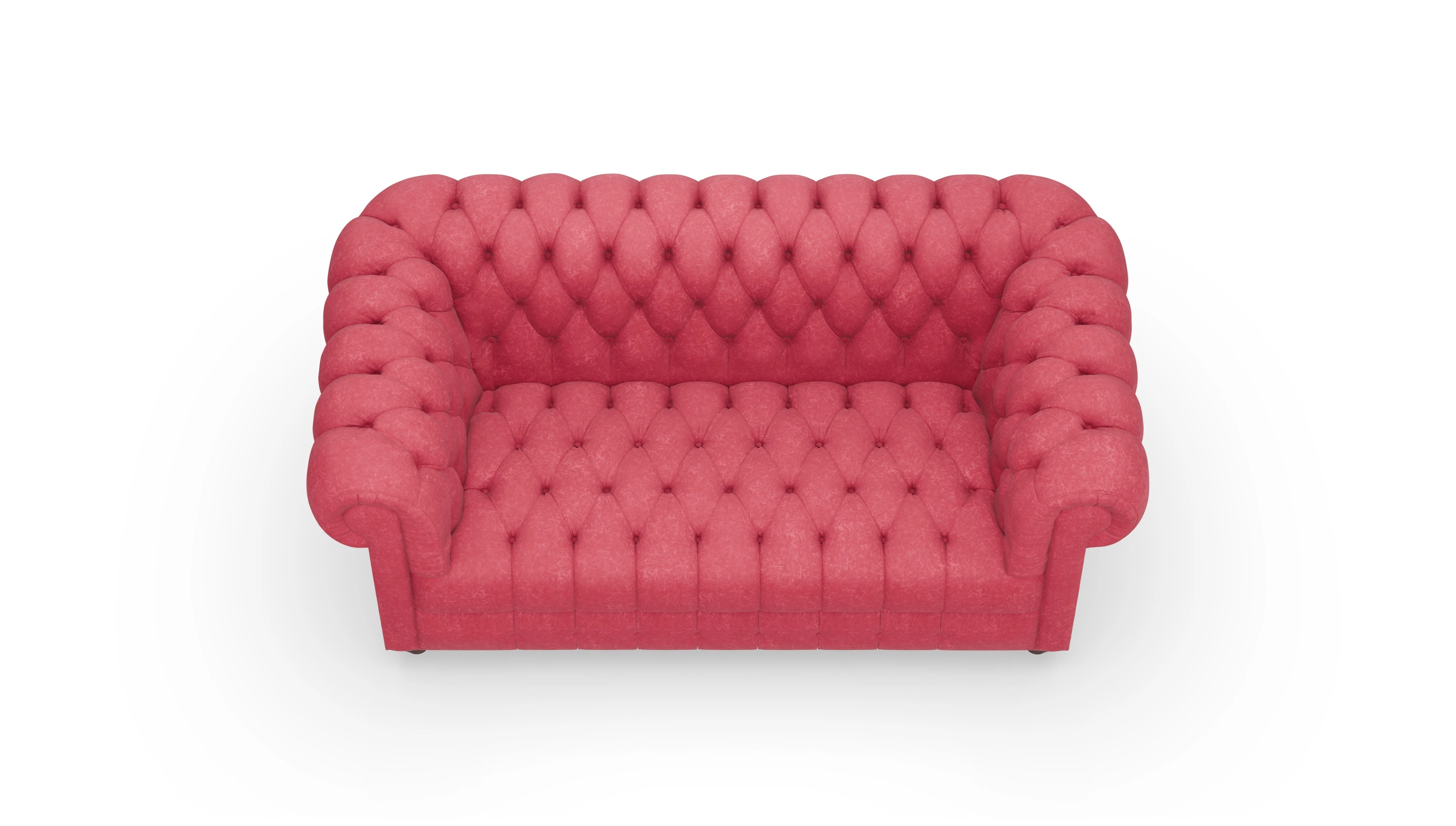 Ansicht des Produktes Chester2 2-Sitzer in Leder rot