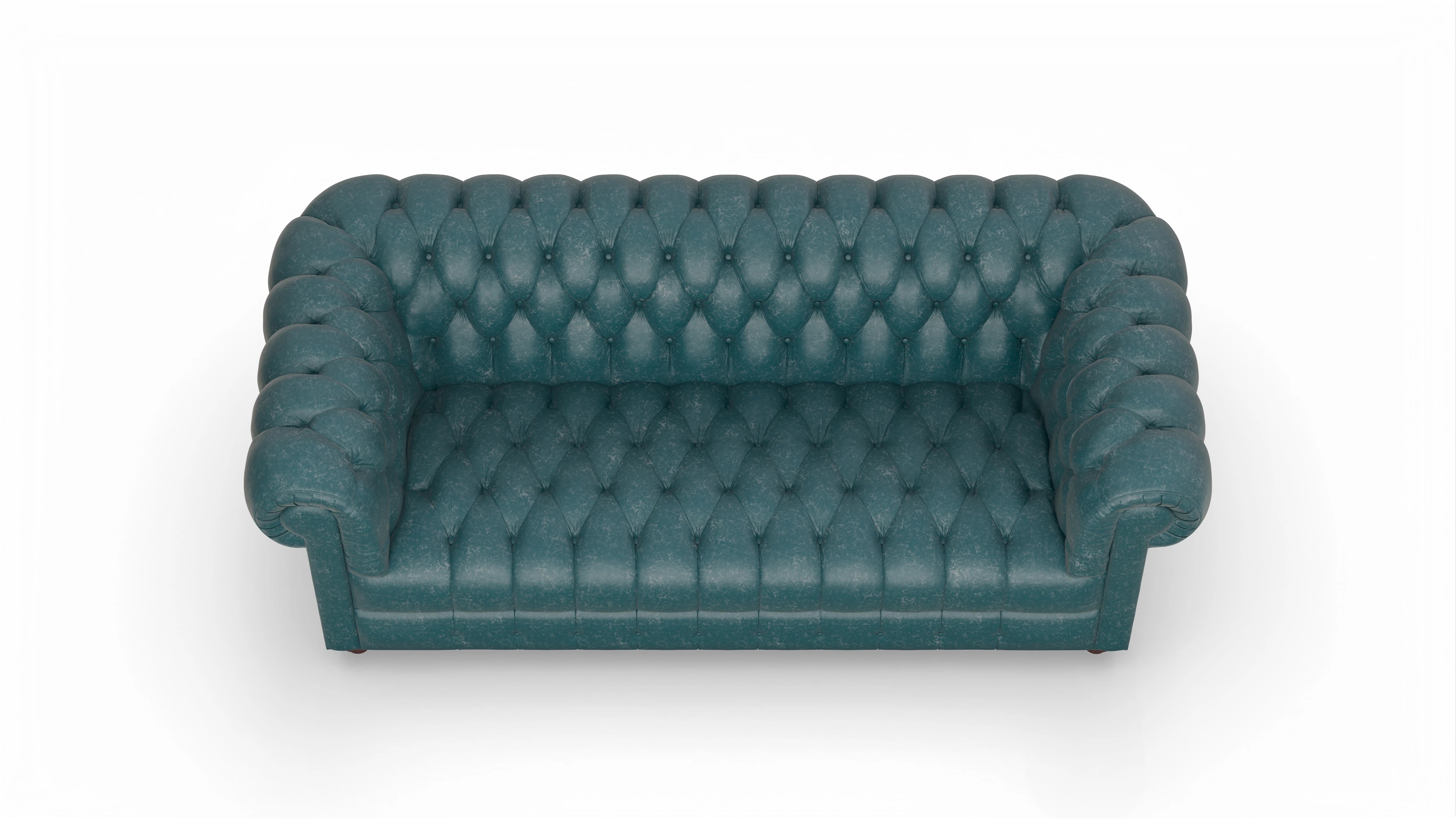 Ansicht des Produktes Chester2 2,5-Sitzer in Leder blau