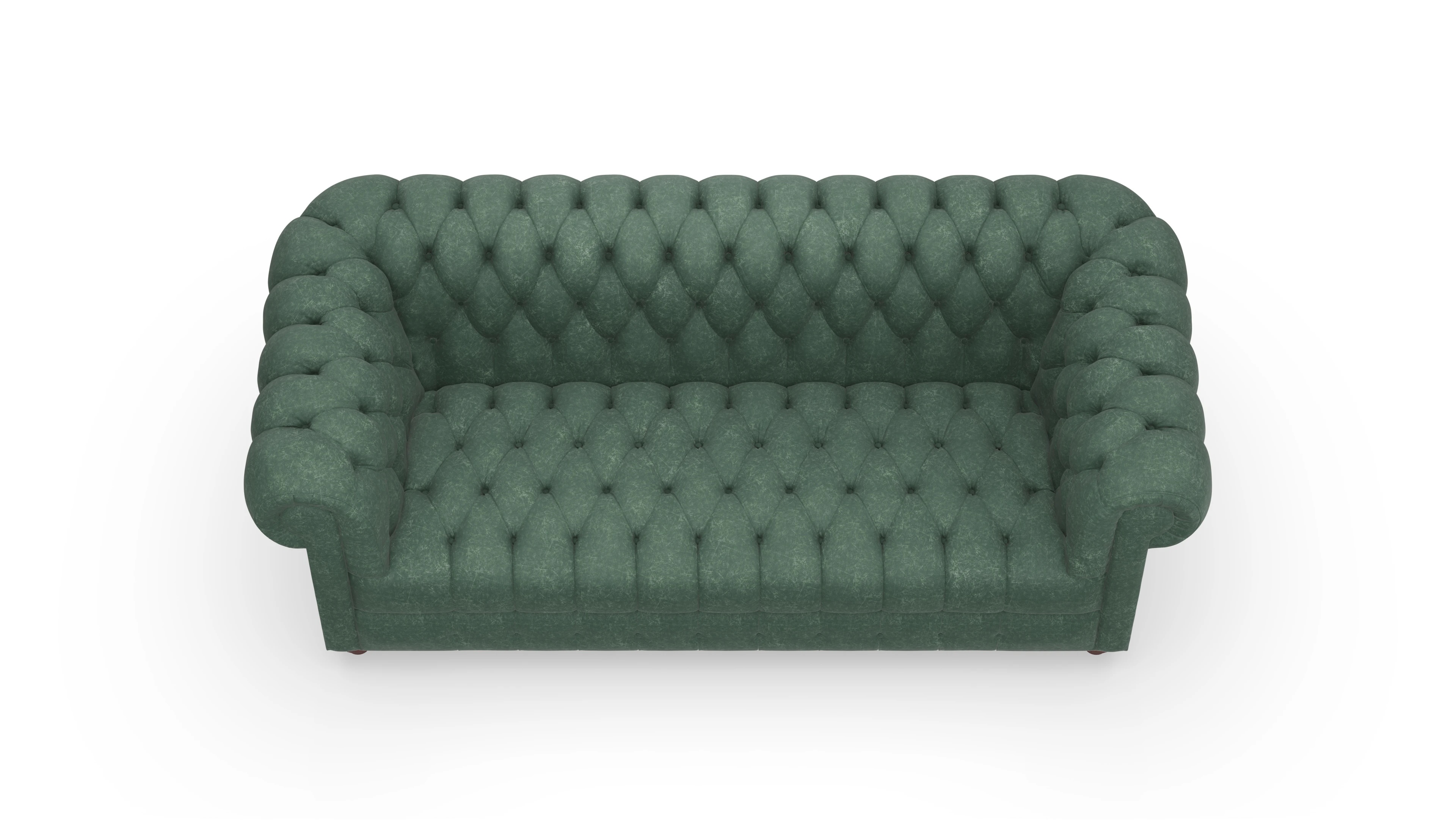 Ansicht des Produktes Chester2 2,5-Sitzer in Leder grün