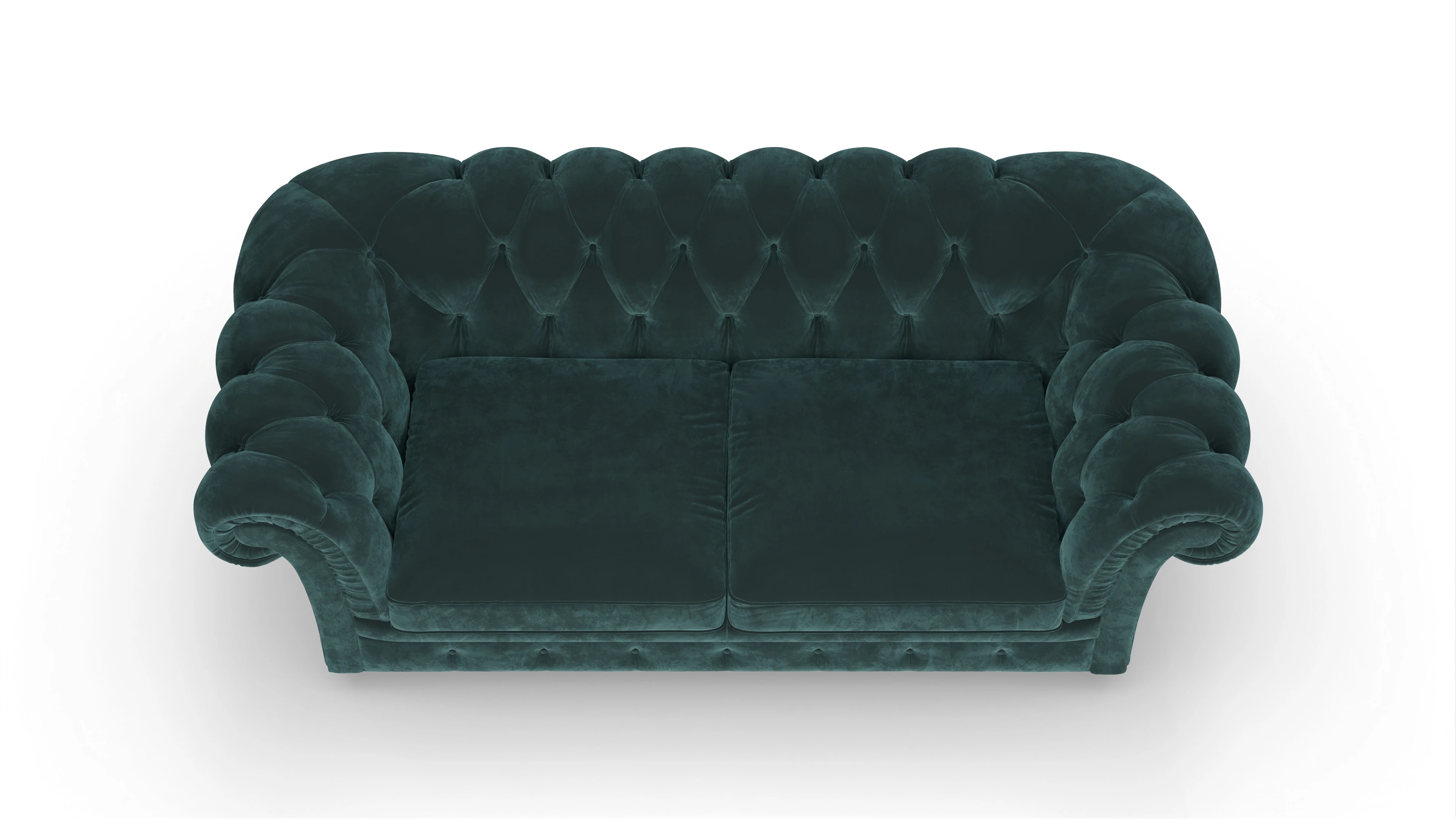 Ansicht des Produktes VIP 2,5-Sitzer in Samt grün