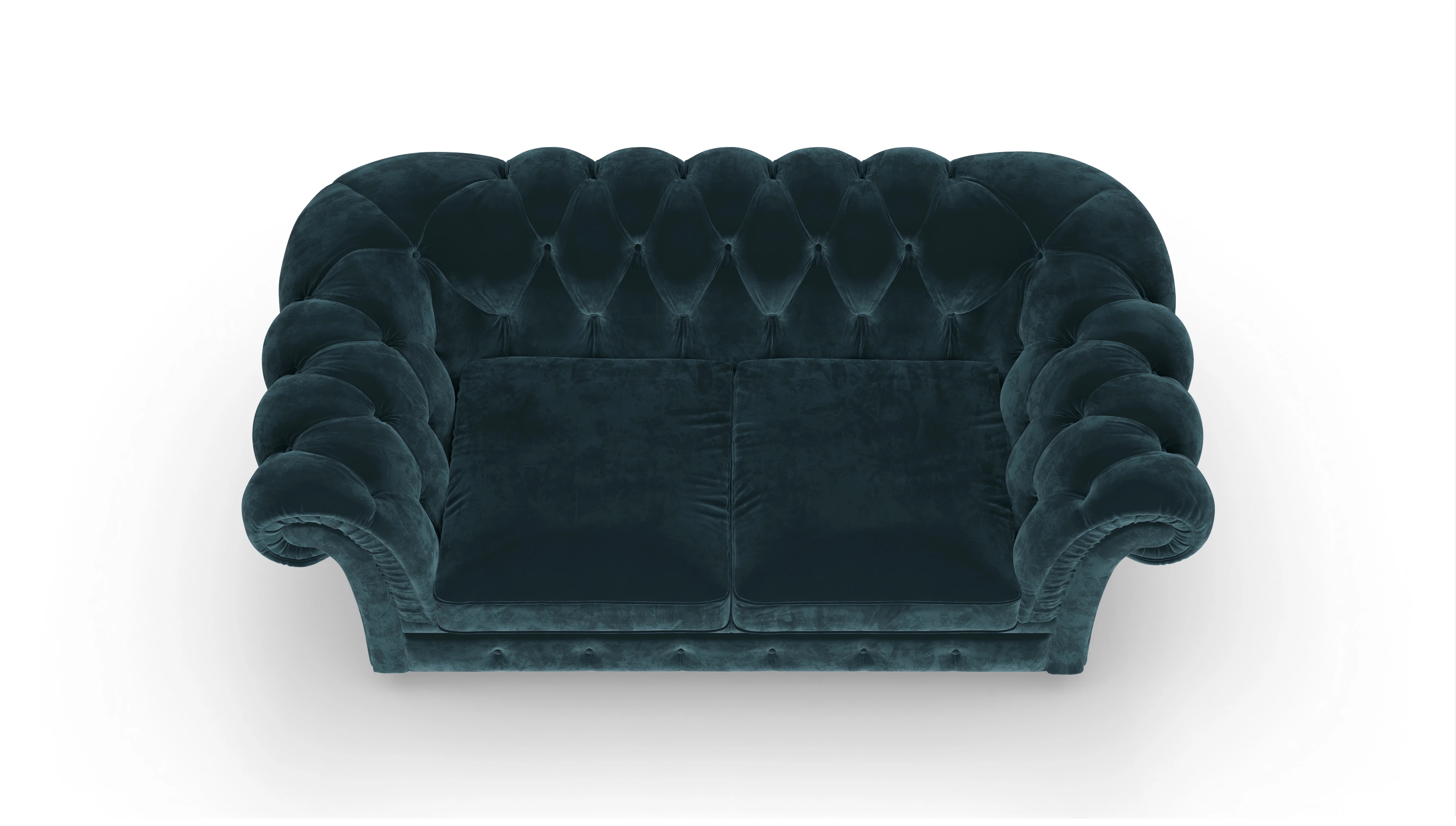 Ansicht des Produktes VIP 2-Sitzer in Samt blau