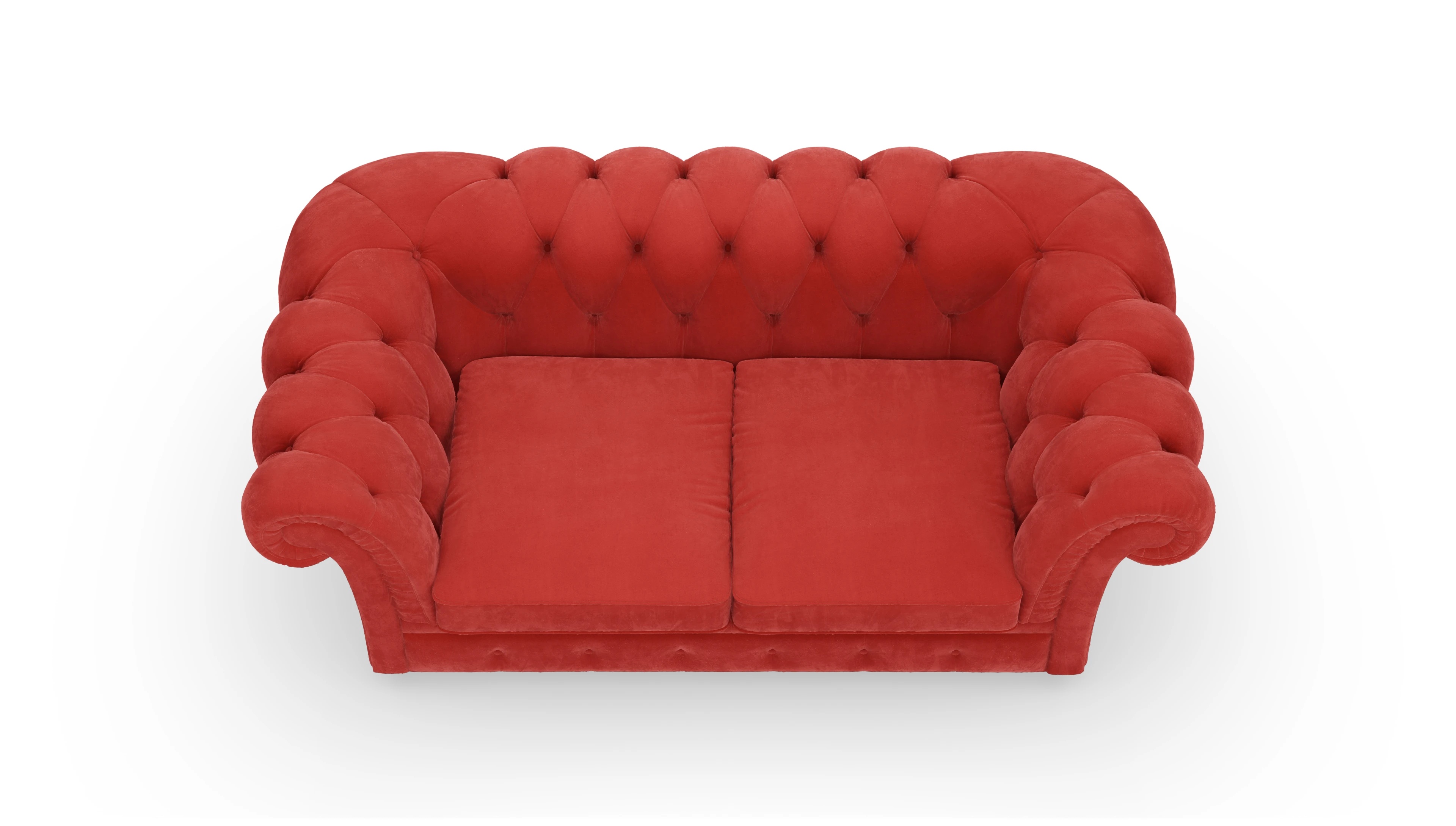 Ansicht des Produktes VIP 2-Sitzer in Samt rot