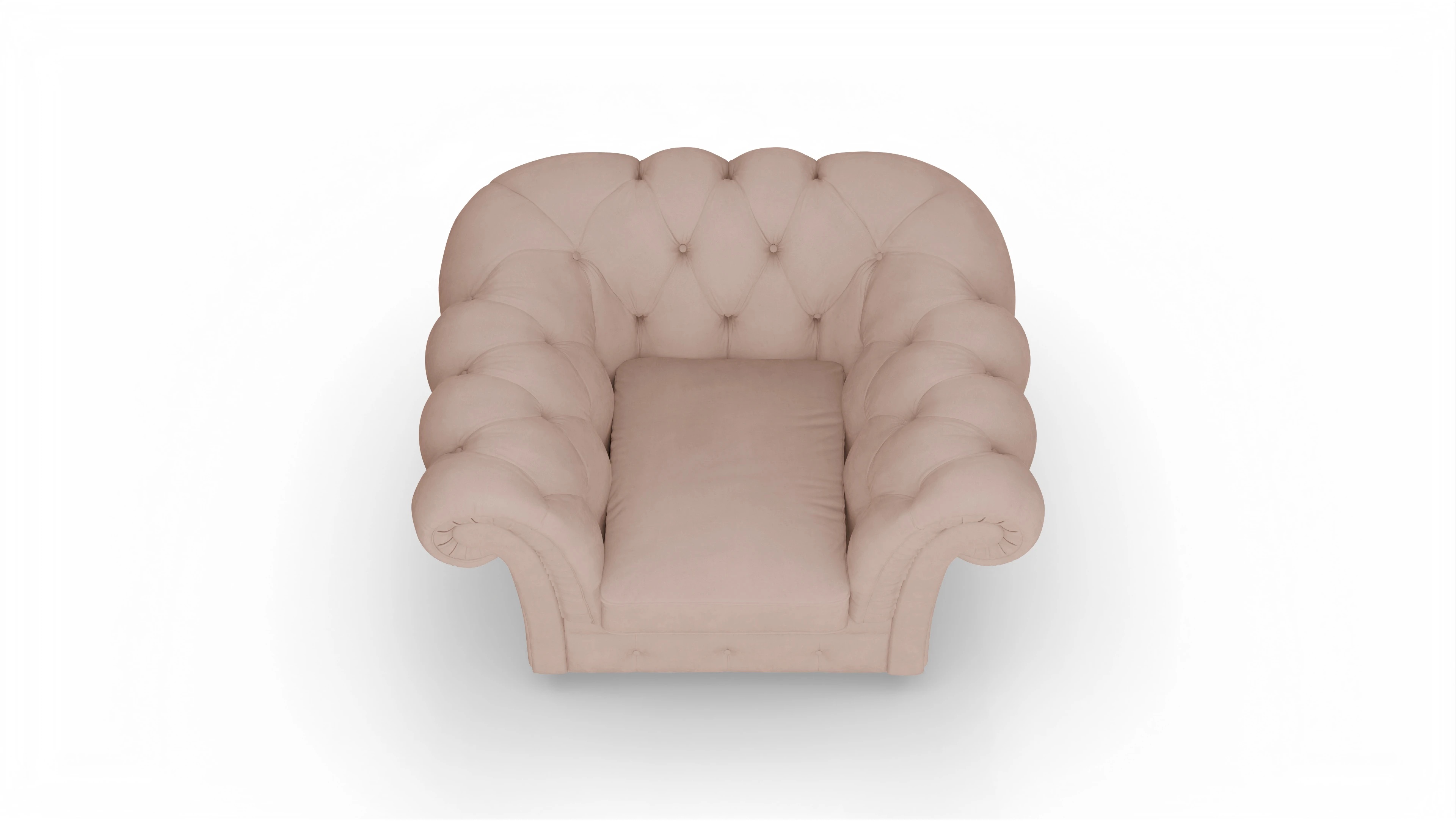 Ansicht des Produktes VIP Sessel in Samt blau