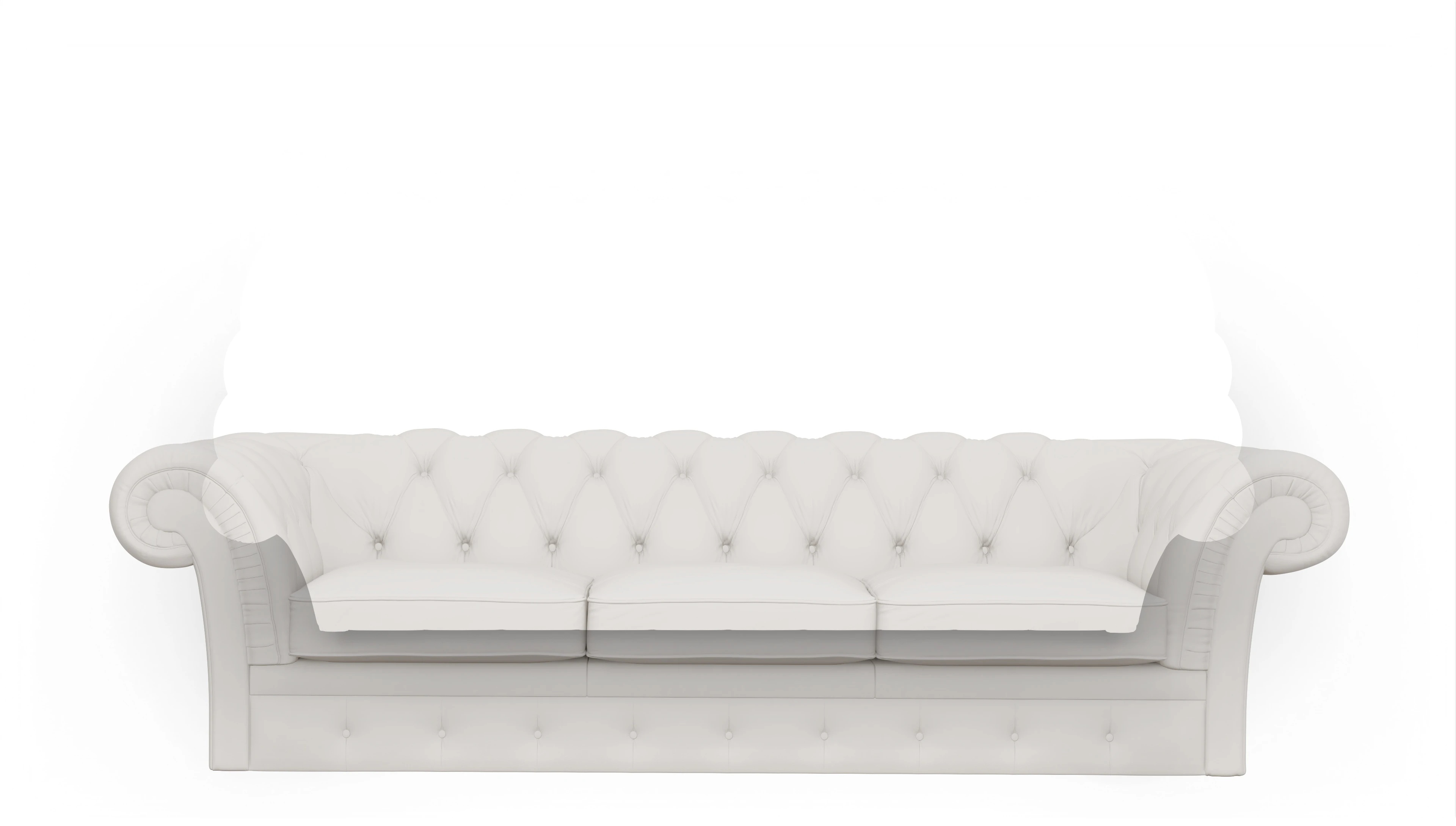 Ansicht des Produktes VIP 3-Sitzer in Leder weiß