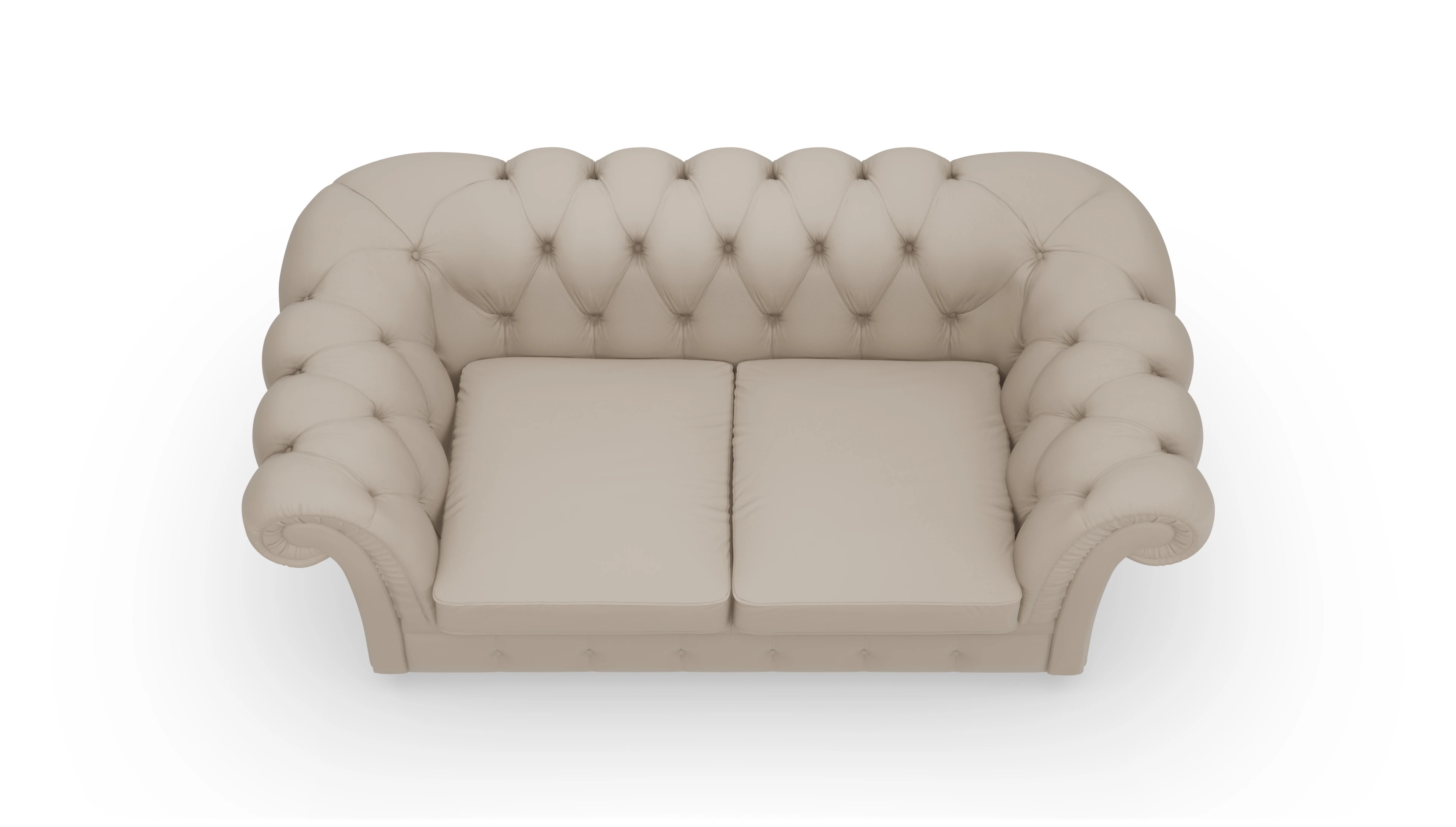 Ansicht des Produktes VIP 2-Sitzer in Leder beige