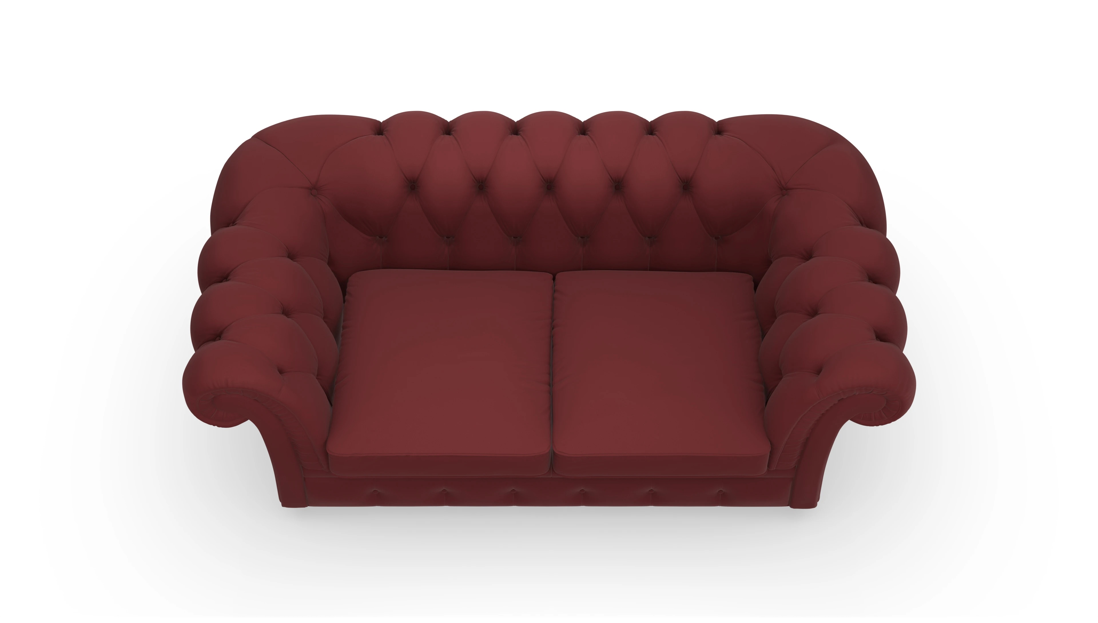 Ansicht des Produktes VIP 2-Sitzer in Leder rot