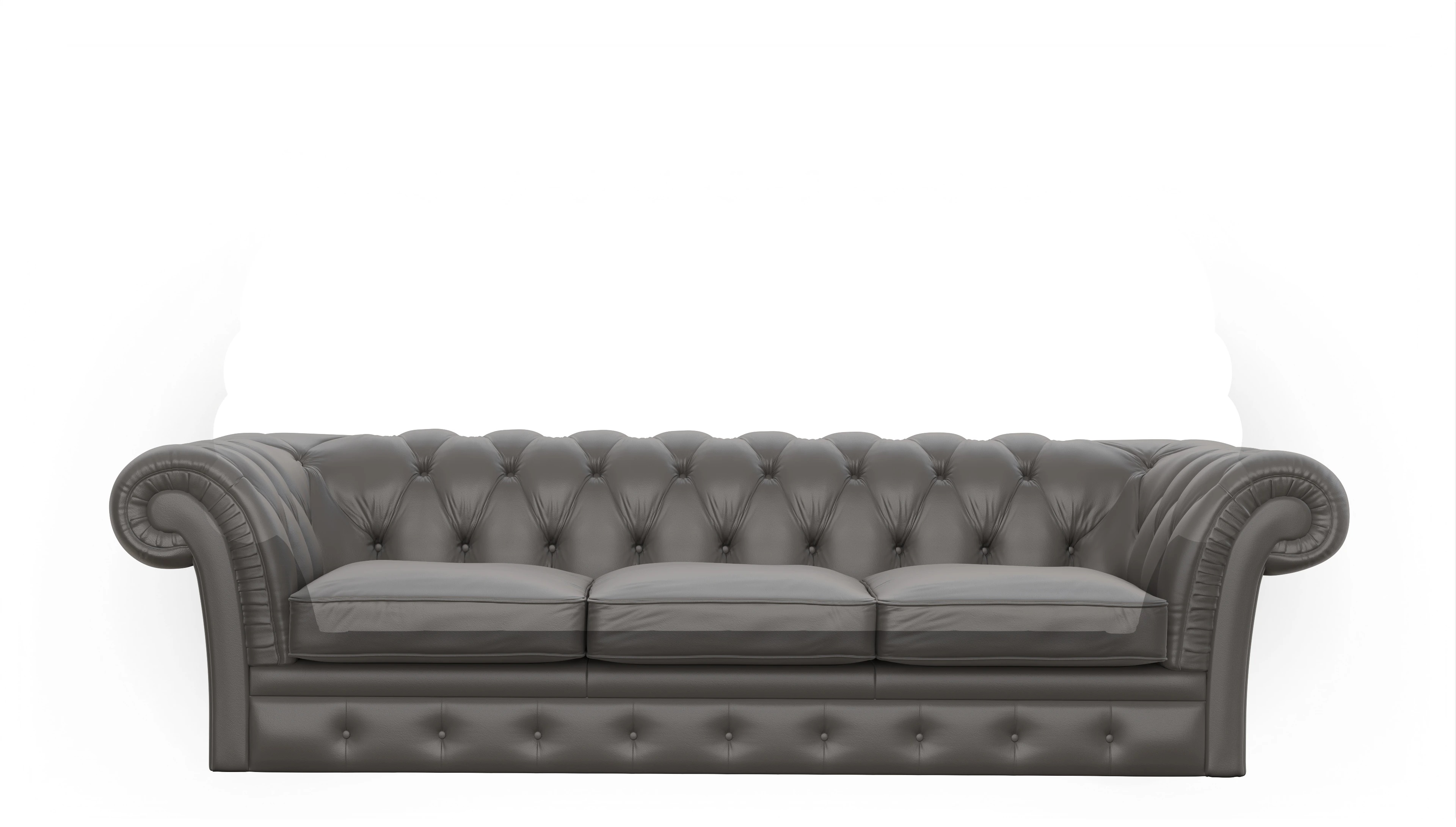 Ansicht des Produktes VIP 3-Sitzer in Leder grau