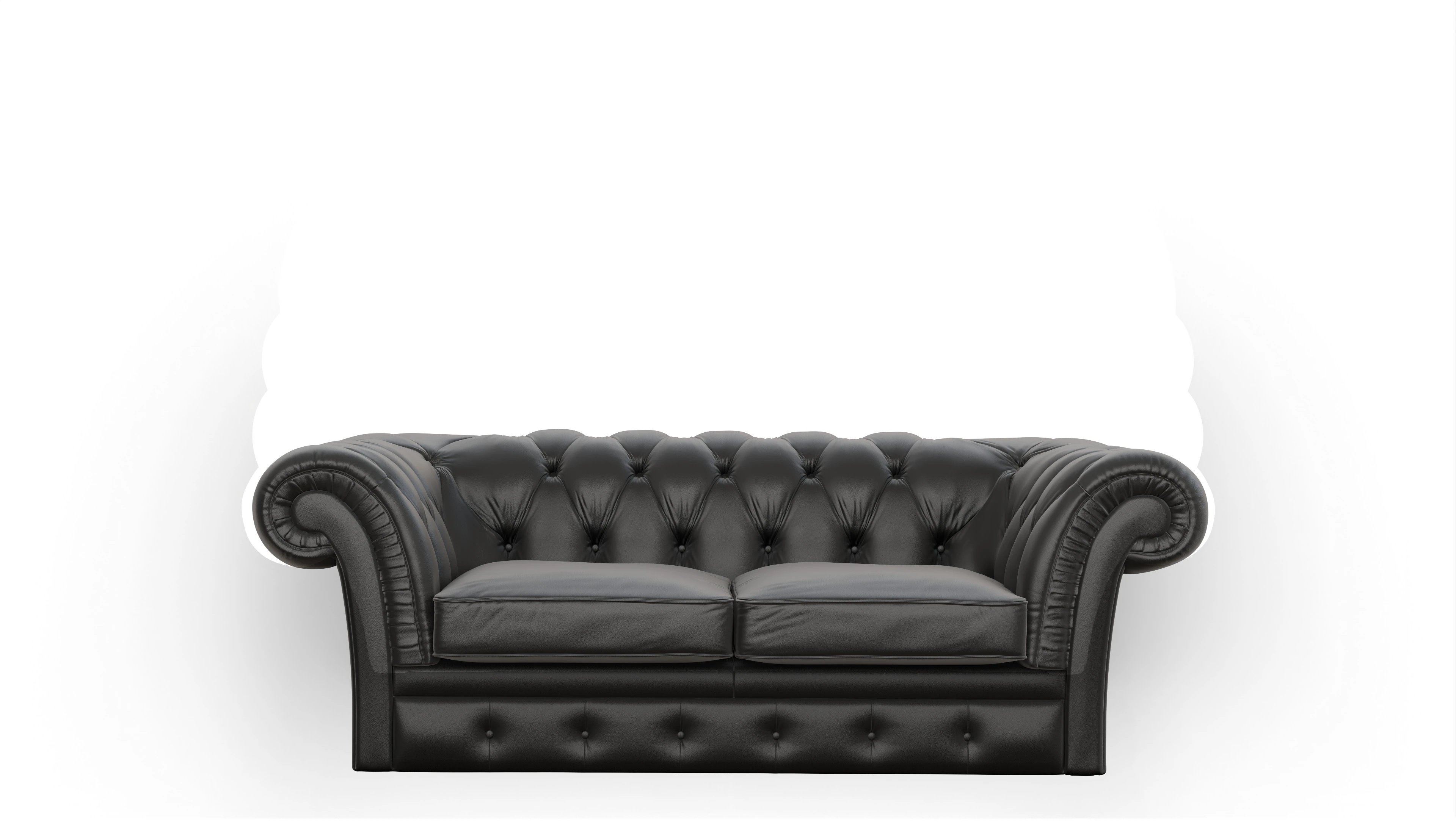 Ansicht des Produktes VIP 2-Sitzer in Leder schwarz