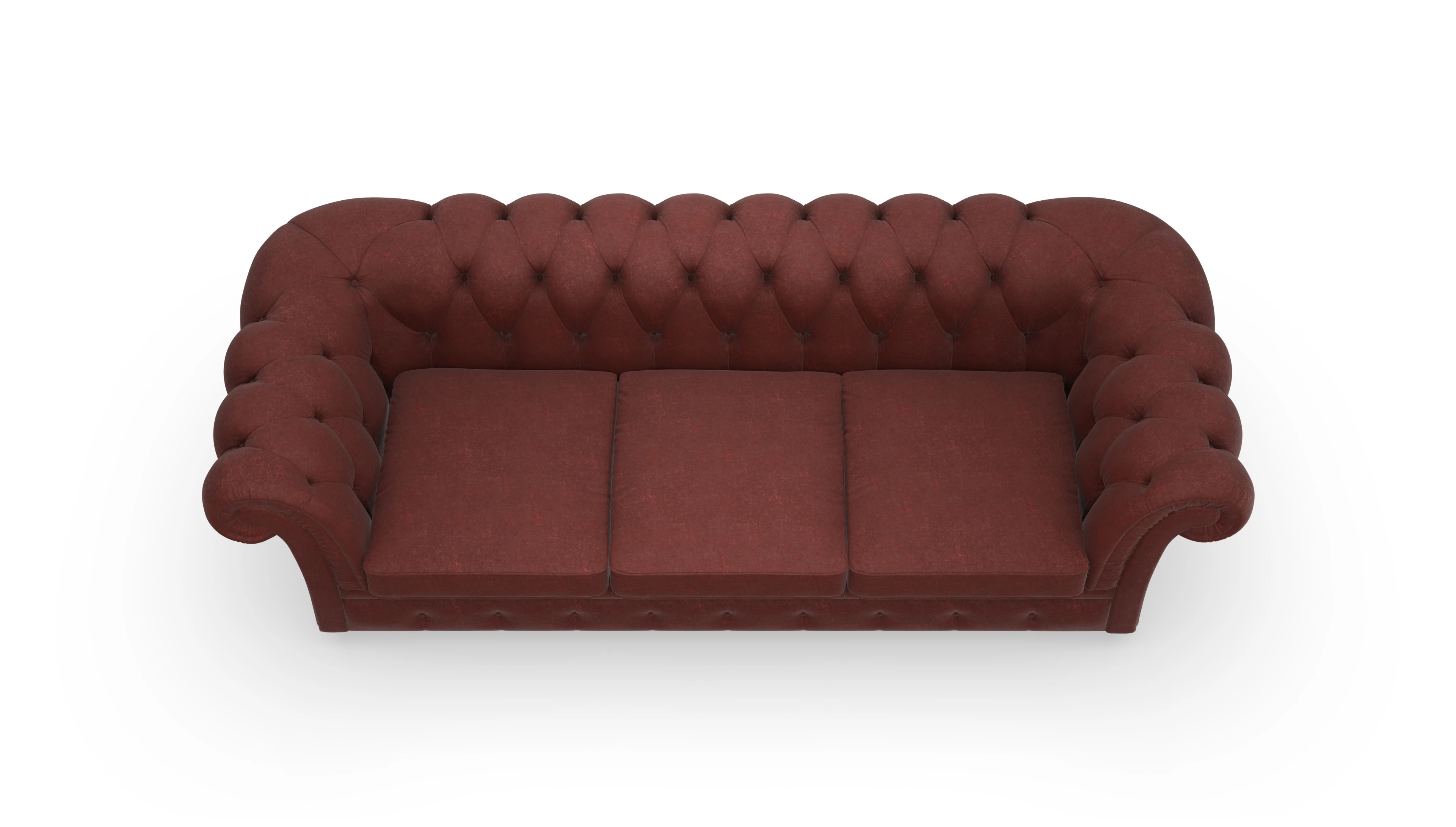 Ansicht des Produktes VIP 3-Sitzer in Leder rot