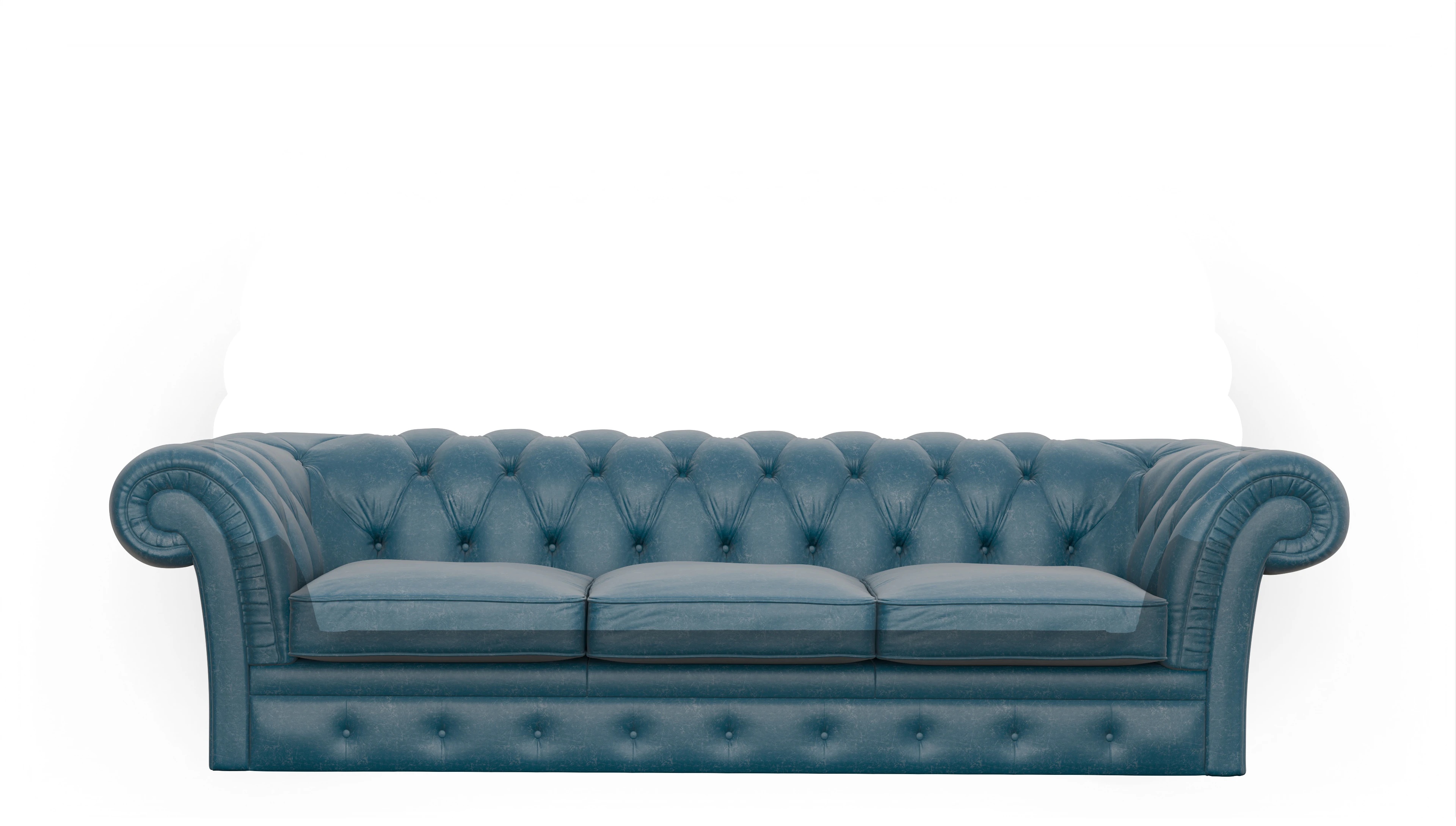 Ansicht des Produktes VIP 3-Sitzer in Leder blau