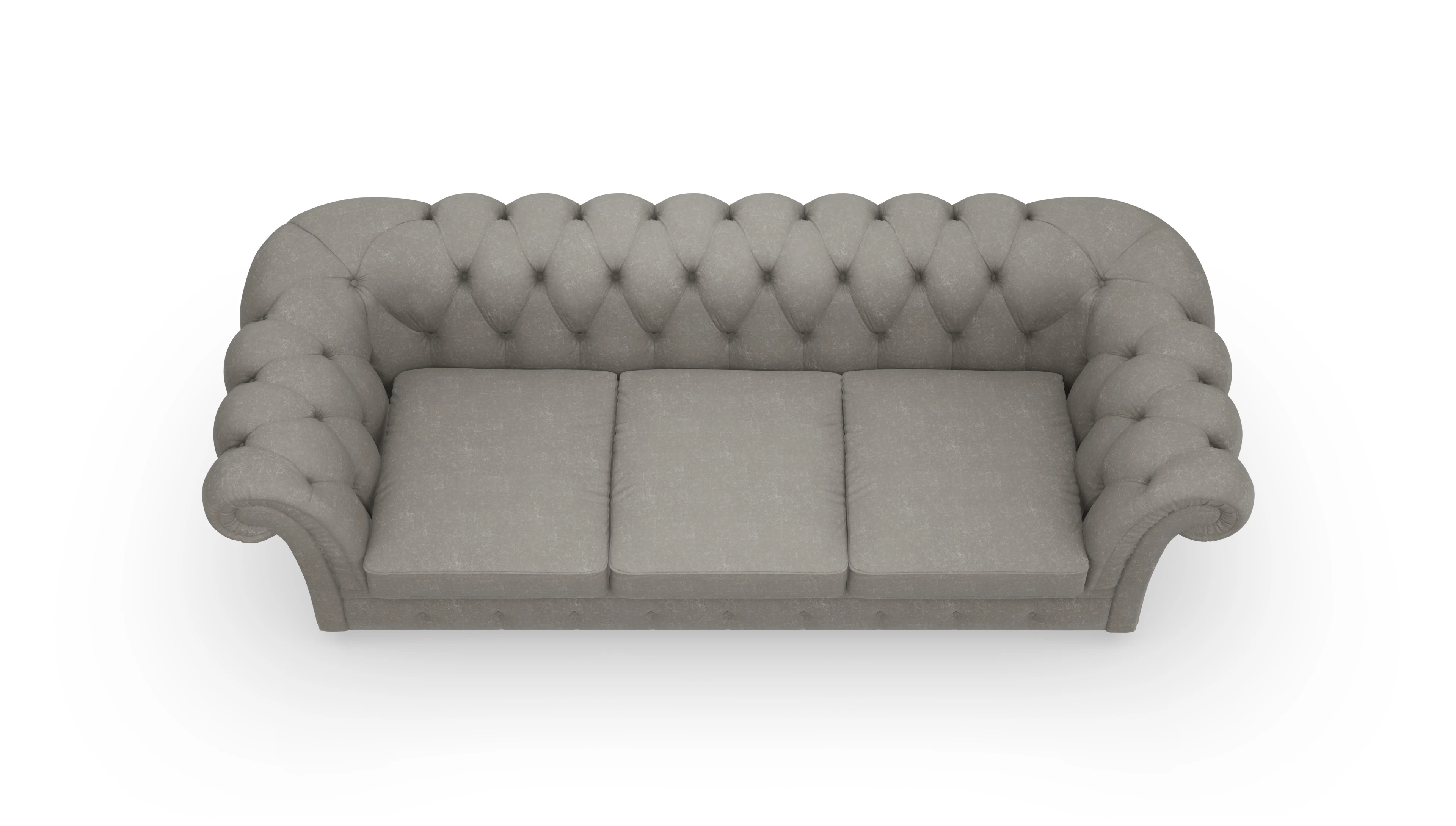 Ansicht des Produktes VIP 3-Sitzer in Leder grau