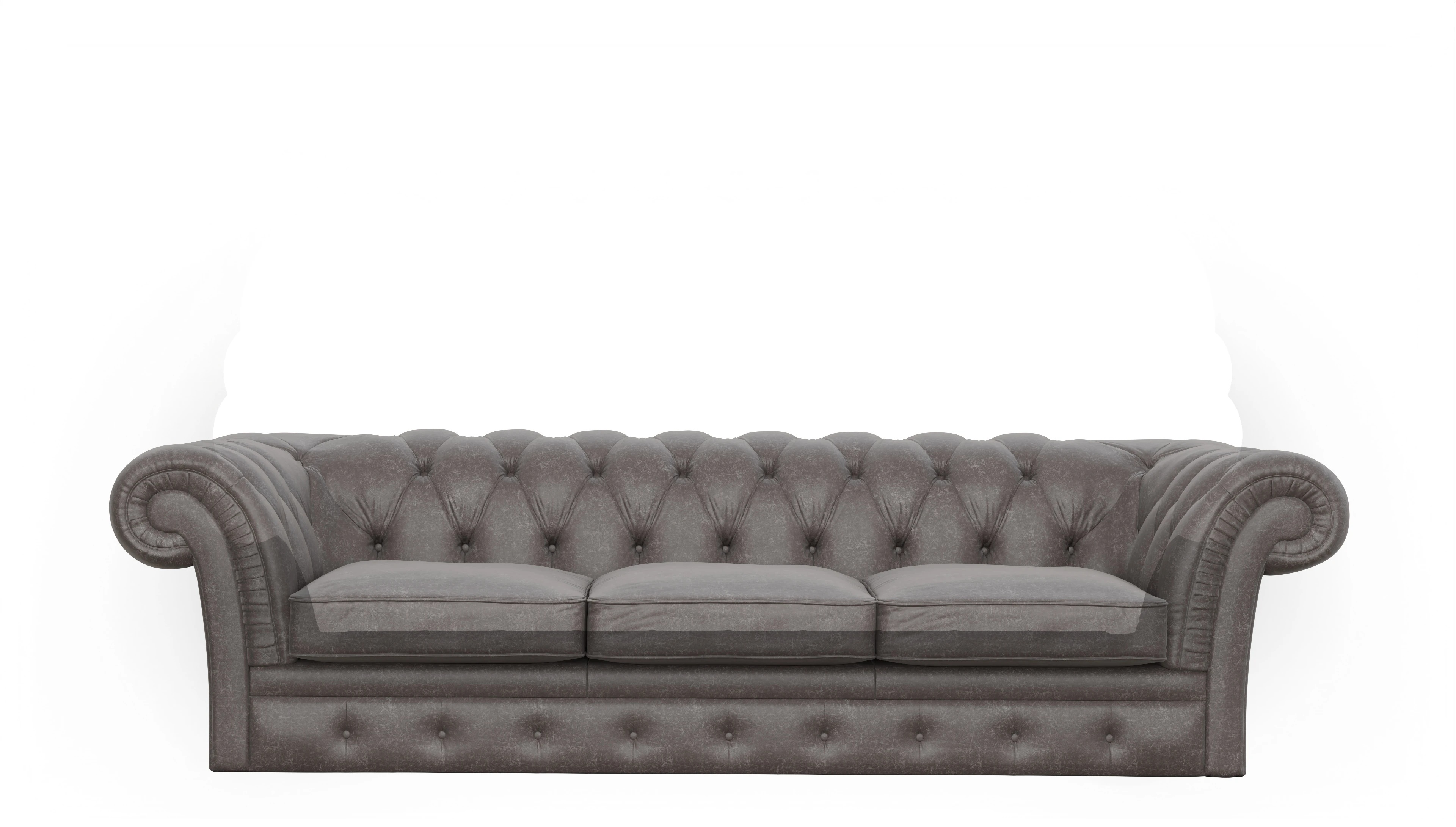 Ansicht des Produktes VIP 3-Sitzer in Leder grau