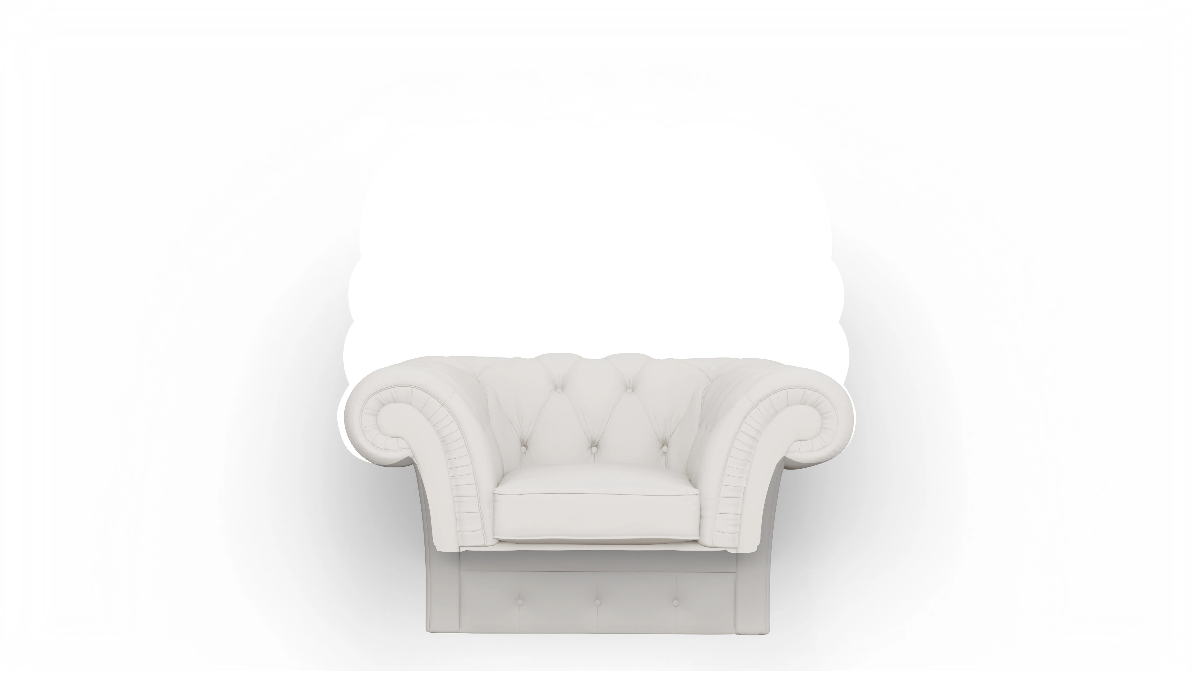 Ansicht des Produktes VIP Sessel in Leder weiß