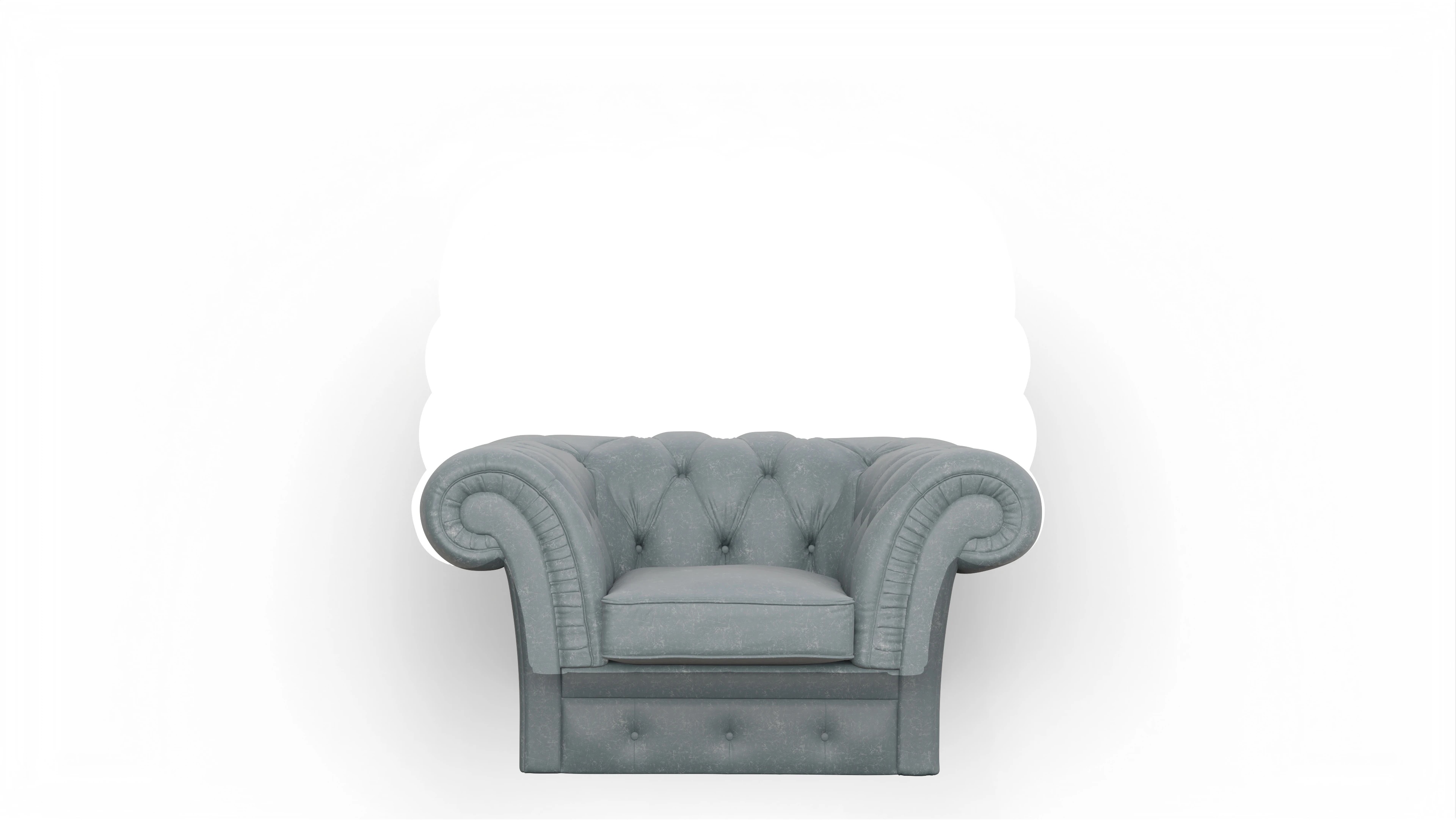 Ansicht des Produktes VIP Sessel in Leder blau