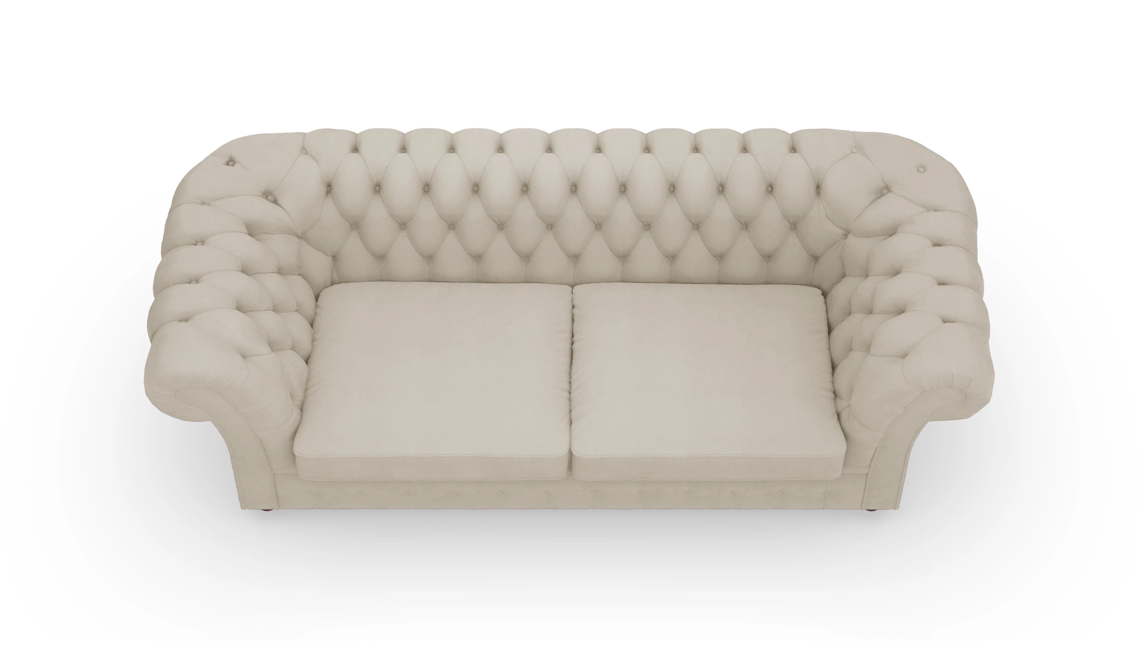 Ansicht des Produktes Duse 2,5-Sitzer in Samt beige